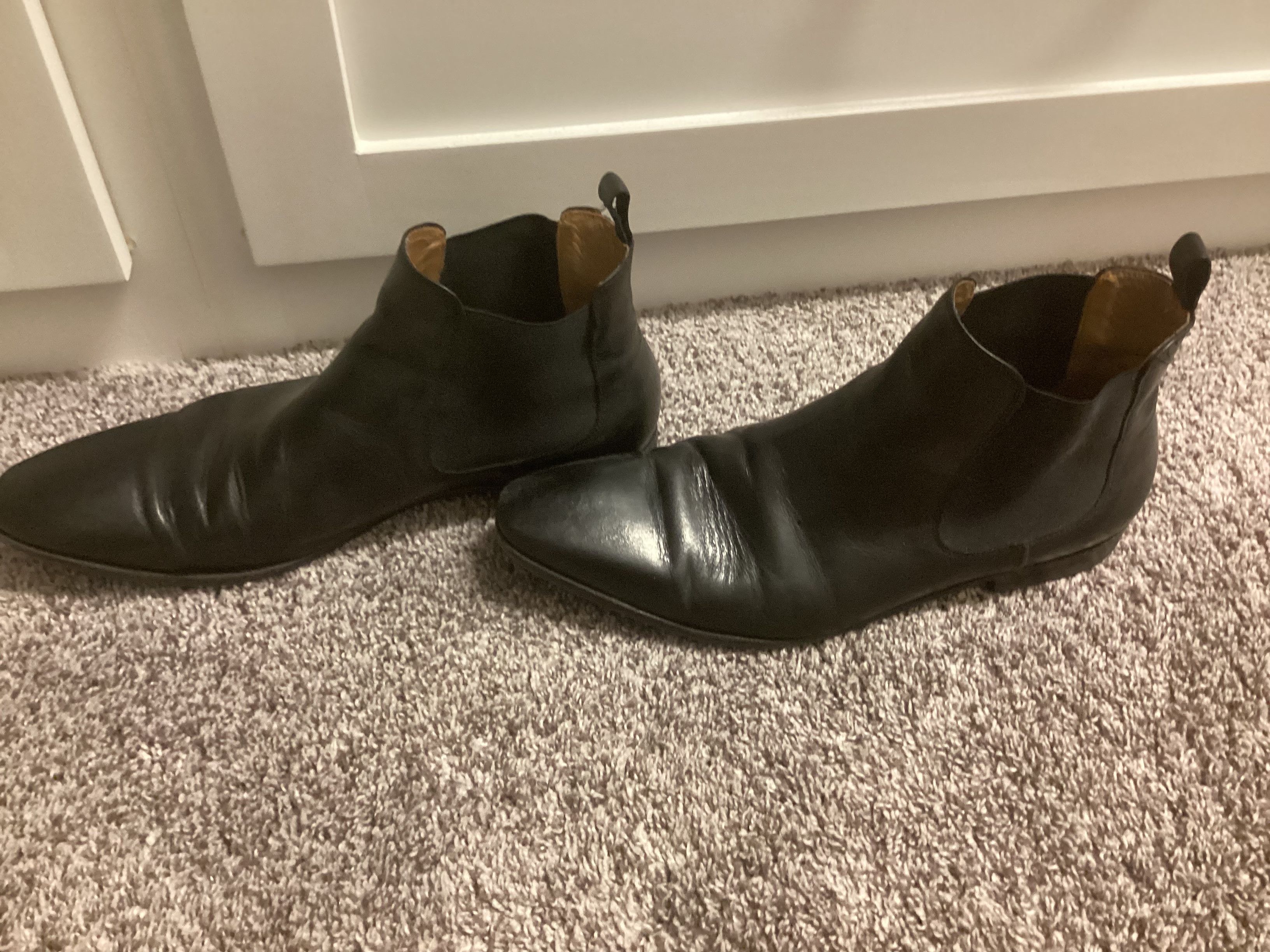 Leather Chelsea boots