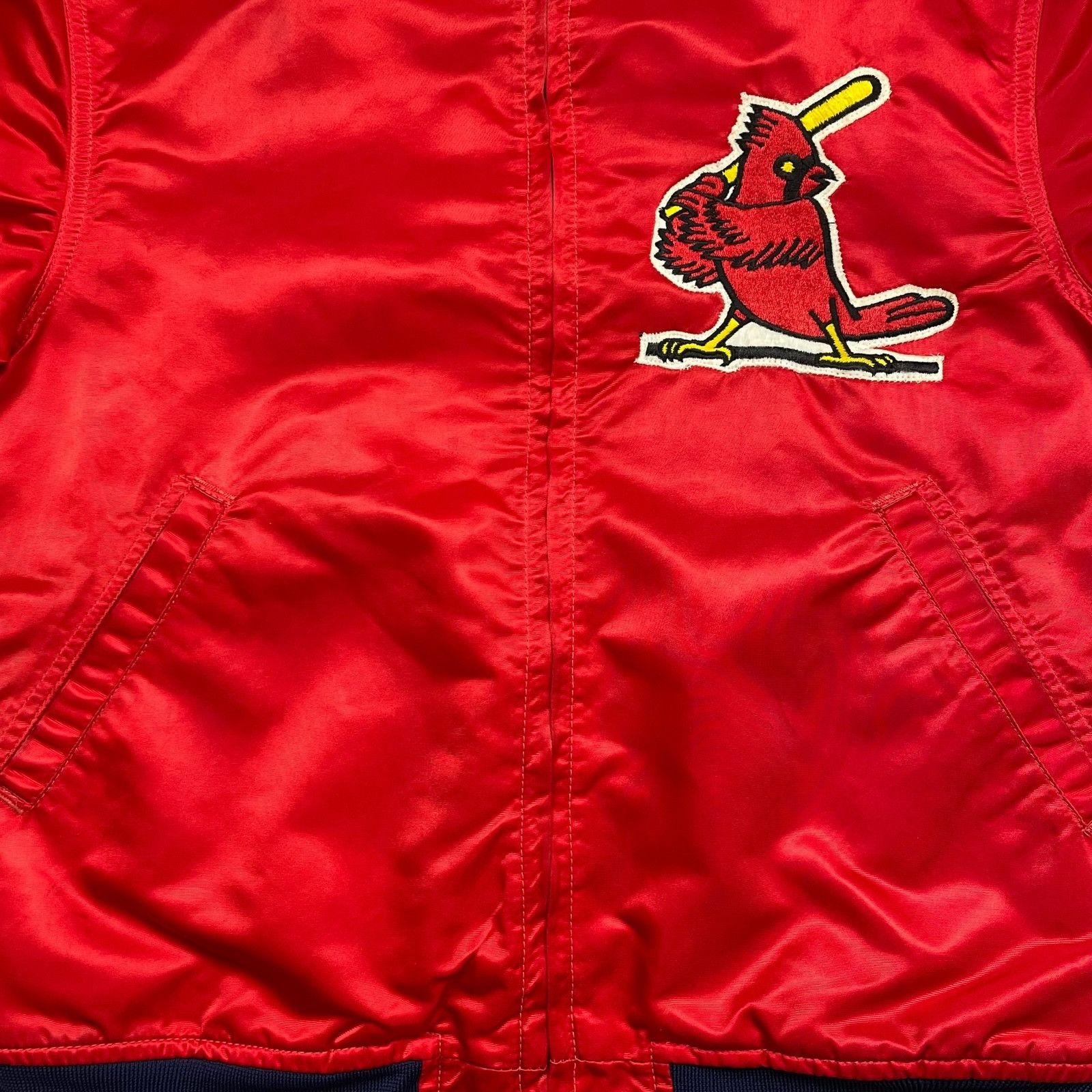 MLB 70s 80s St LOUIS CARDINALS SCOTT & COMPANY SATIN JACKET 40 Size US M / EU 48-50 / 2 - 6 Thumbnail