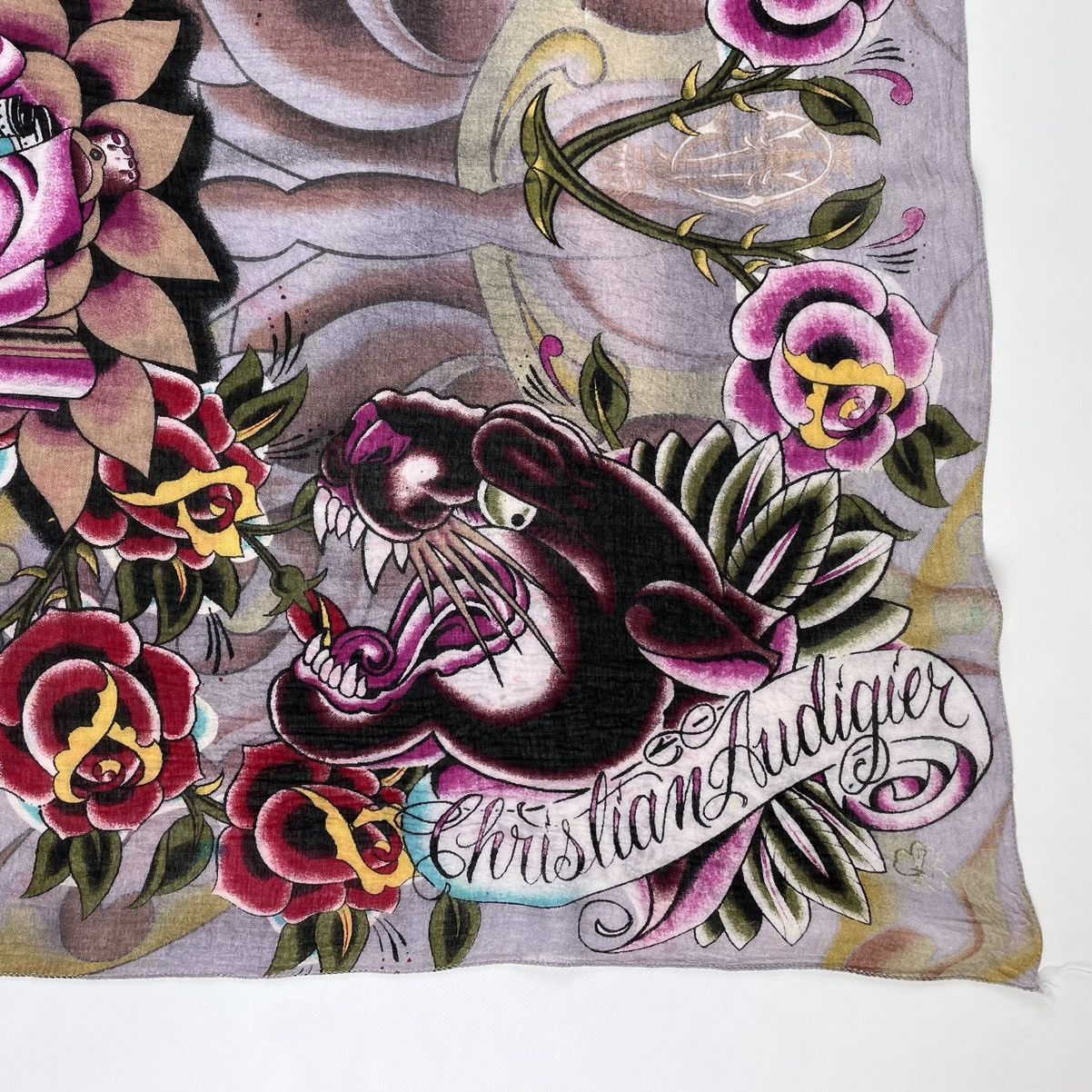 Ed Hardy Ed hardy Christian Audigier Scarf Size ONE SIZE - 7 Thumbnail