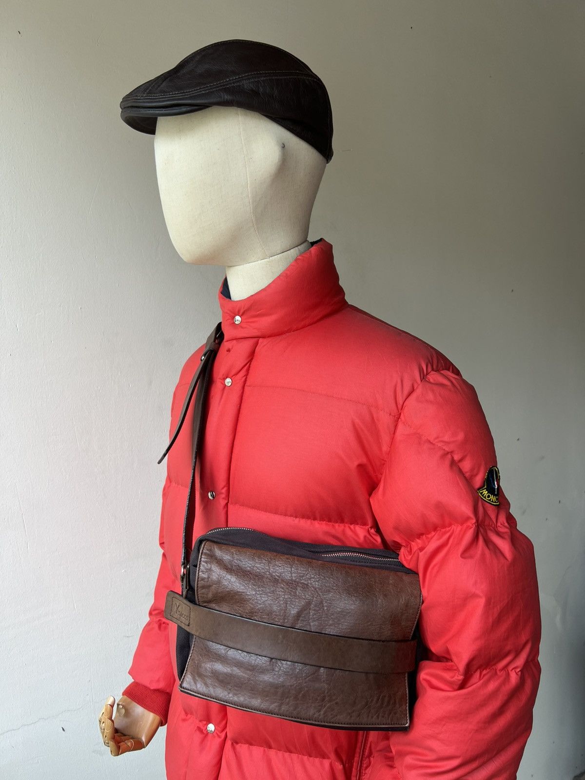 Yohji Yamamoto 2000s Yohji Yamamoto Y’saccs Hybrid Leather Sling Bag Size ONE SIZE - 3 Thumbnail