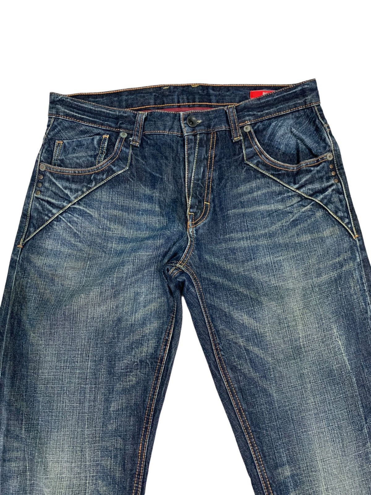 Japanese Brand 🔥Japanese Brand Streetwear UJ Jeans Distressed Jeans Size US 34 / EU 50 - 6 Thumbnail