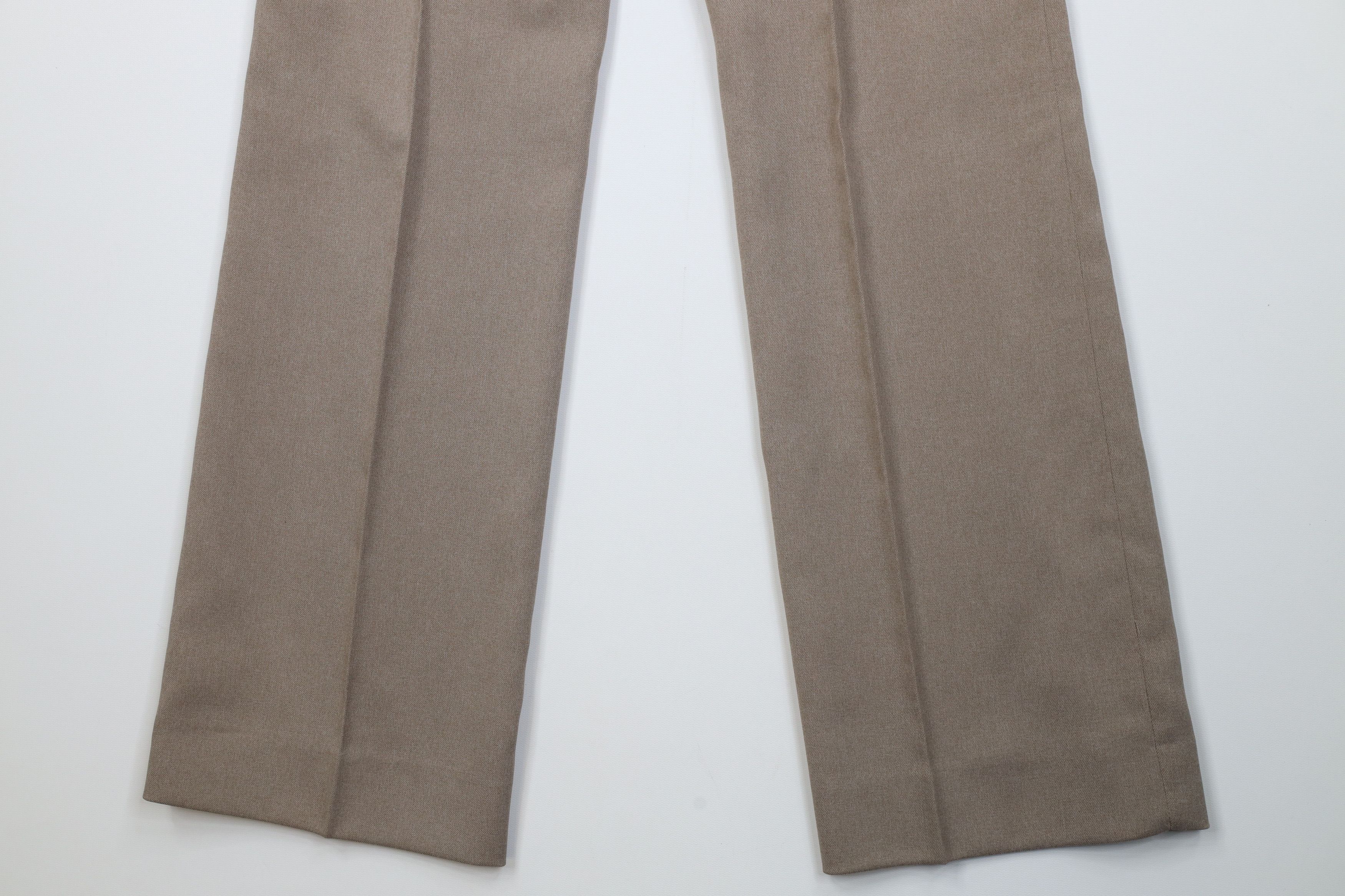 Vintage Vintage 70s Streetwear Flared Wide Leg Chino Pants Beige USA Size US 29 - 13 Thumbnail