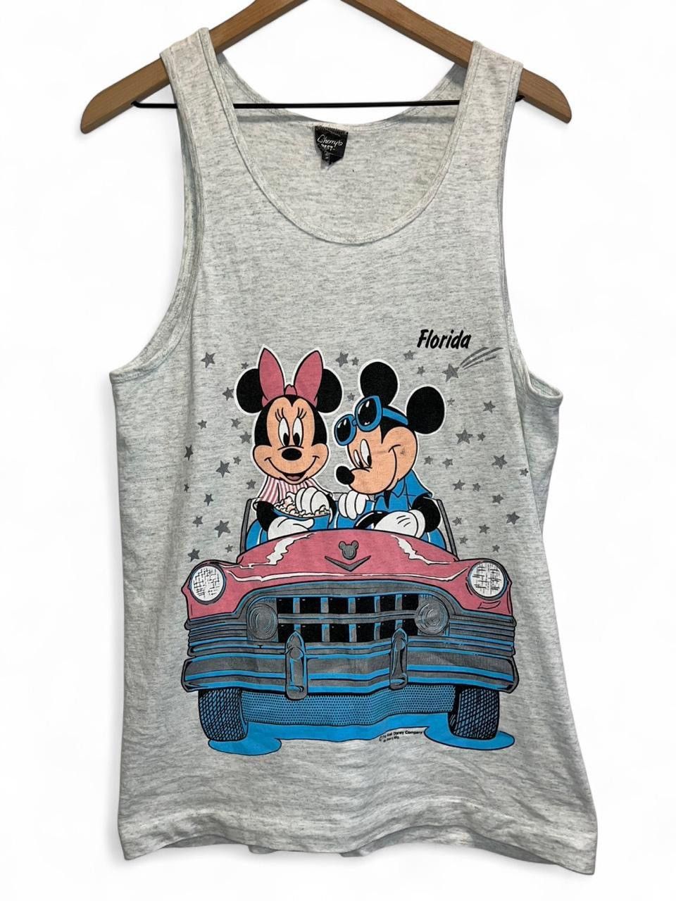 Vintage Mickie & Minnie Mouse Florida Car Graphic Tank Size US M / EU 48-50 / 2 - 1 Thumbnail
