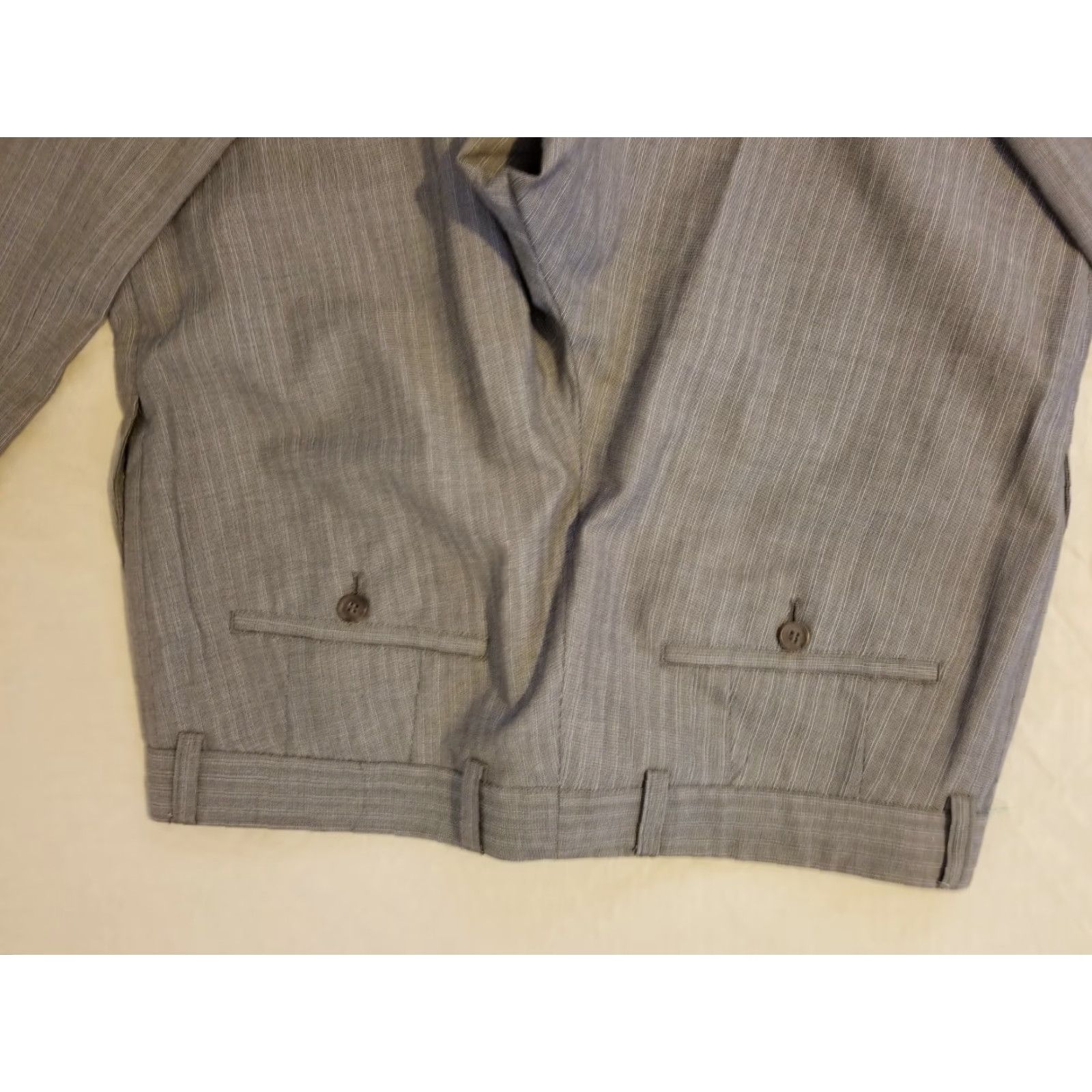 Hugo Boss Hugo Boss Dress Pants Men 36x34 Gray Slacks Chino Trouser Regular Inseam 34 Stockton Size US 36 / EU 52 - 4 Thumbnail