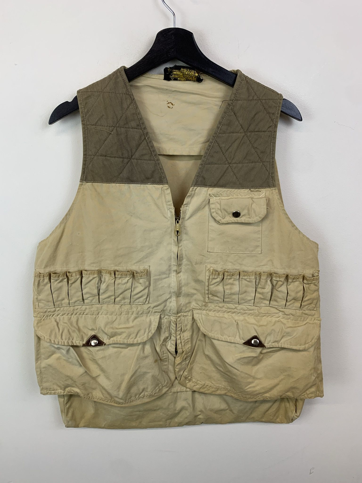 Levi's Vintage 1980s Kmart Tan Hunting Shooting Vest Size M Size US M / EU 48-50 / 2 - 1 Thumbnail