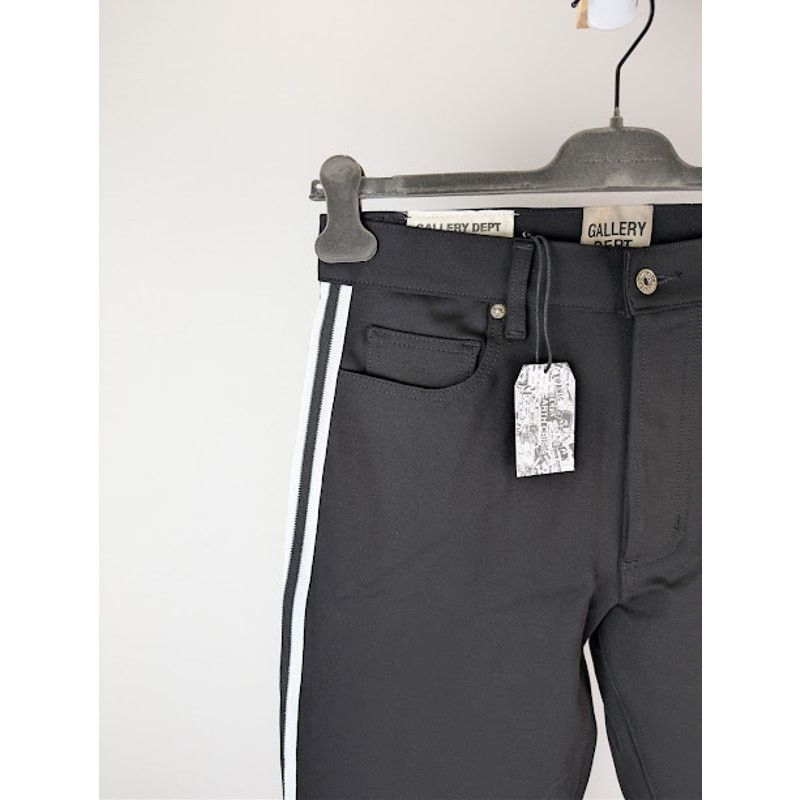 Gallery Dept. o1rshd1 Striped Logan Poly Flared Pants in Black Size US 32 / EU 48 - 6 Thumbnail