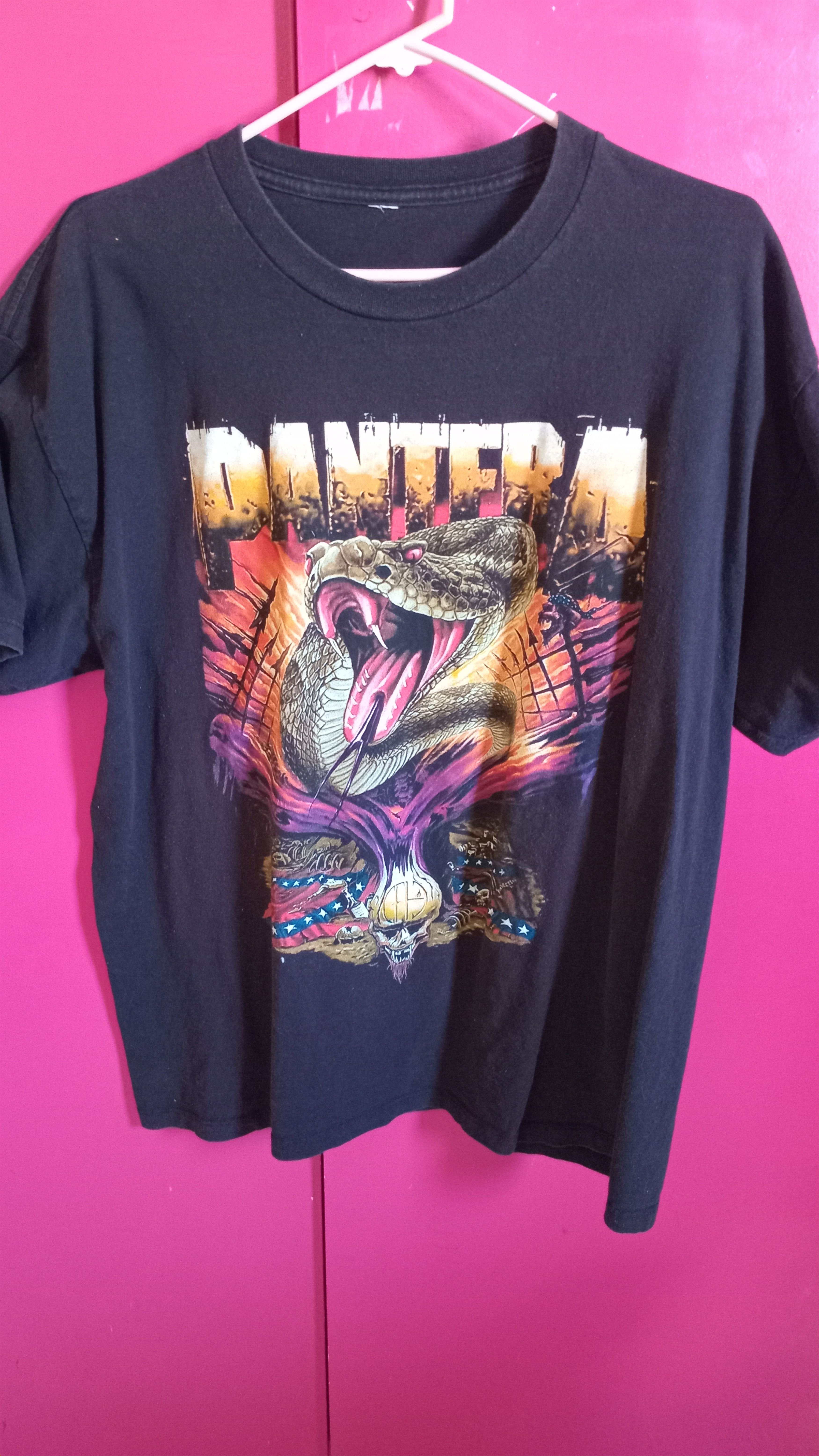 Band Tees × Vintage Pantera European Tour 1998 Size US XL / EU 56 / 4 - 1 Thumbnail