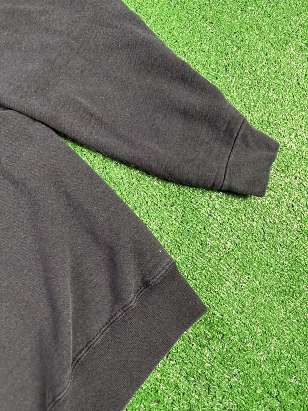 Nike × Vintage Vintage 1980s Nike Black embroider swoosh crewneck Size US XL / EU 56 / 4 - 6 Thumbnail