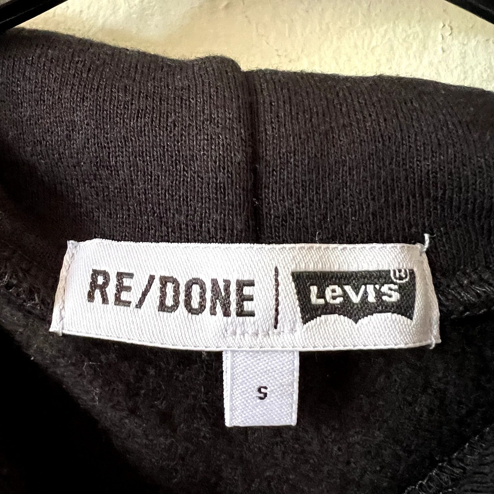 RE/DONE Re/Done Levi's Black Equal Hoodie Size S CLM Size S / US 4 / IT 40 - 3 Thumbnail