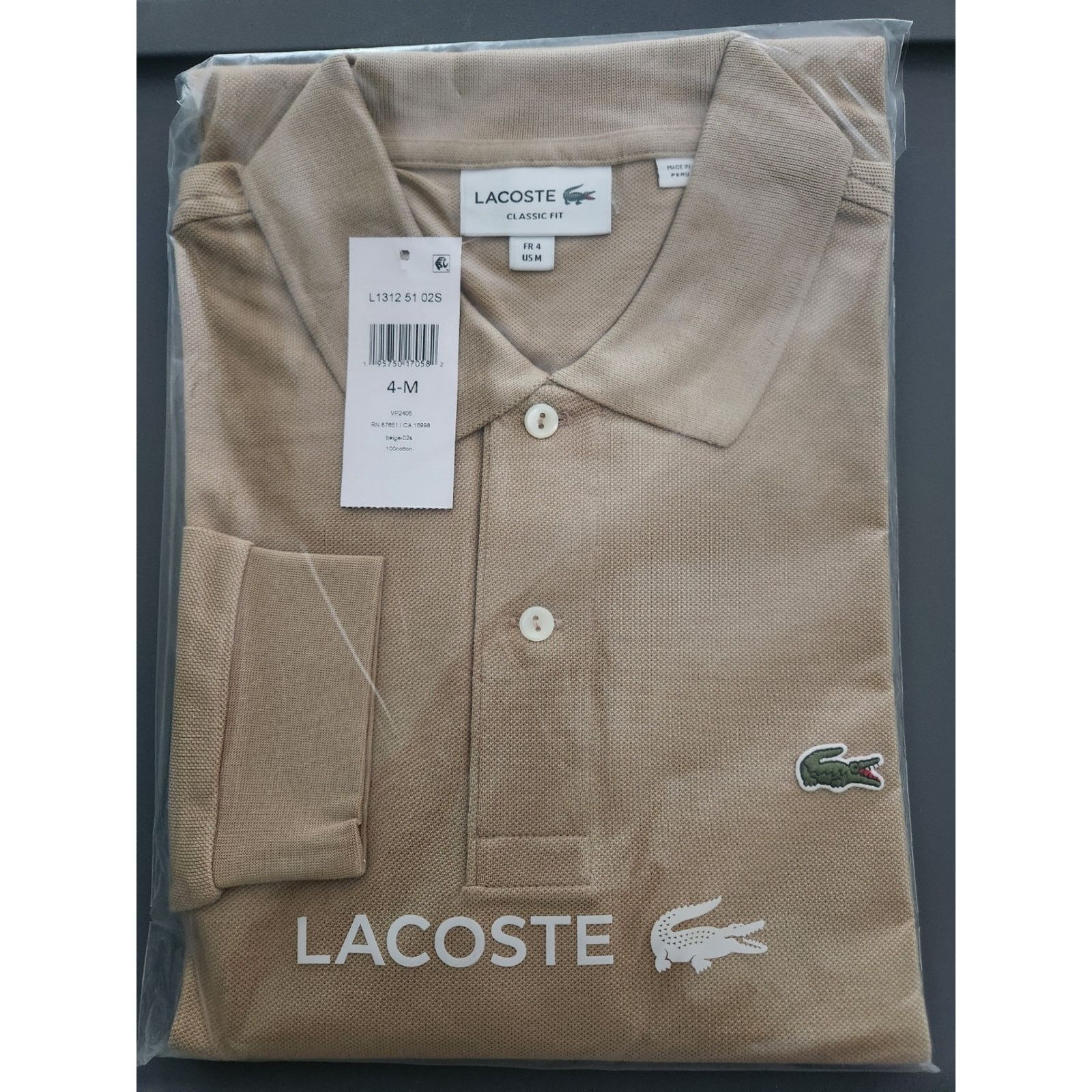 Lacoste Lacoste Mens Classic Long Sleeve Pique Polo Shirt Viennois M Size US M / EU 48-50 / 2 - 2 Thumbnail