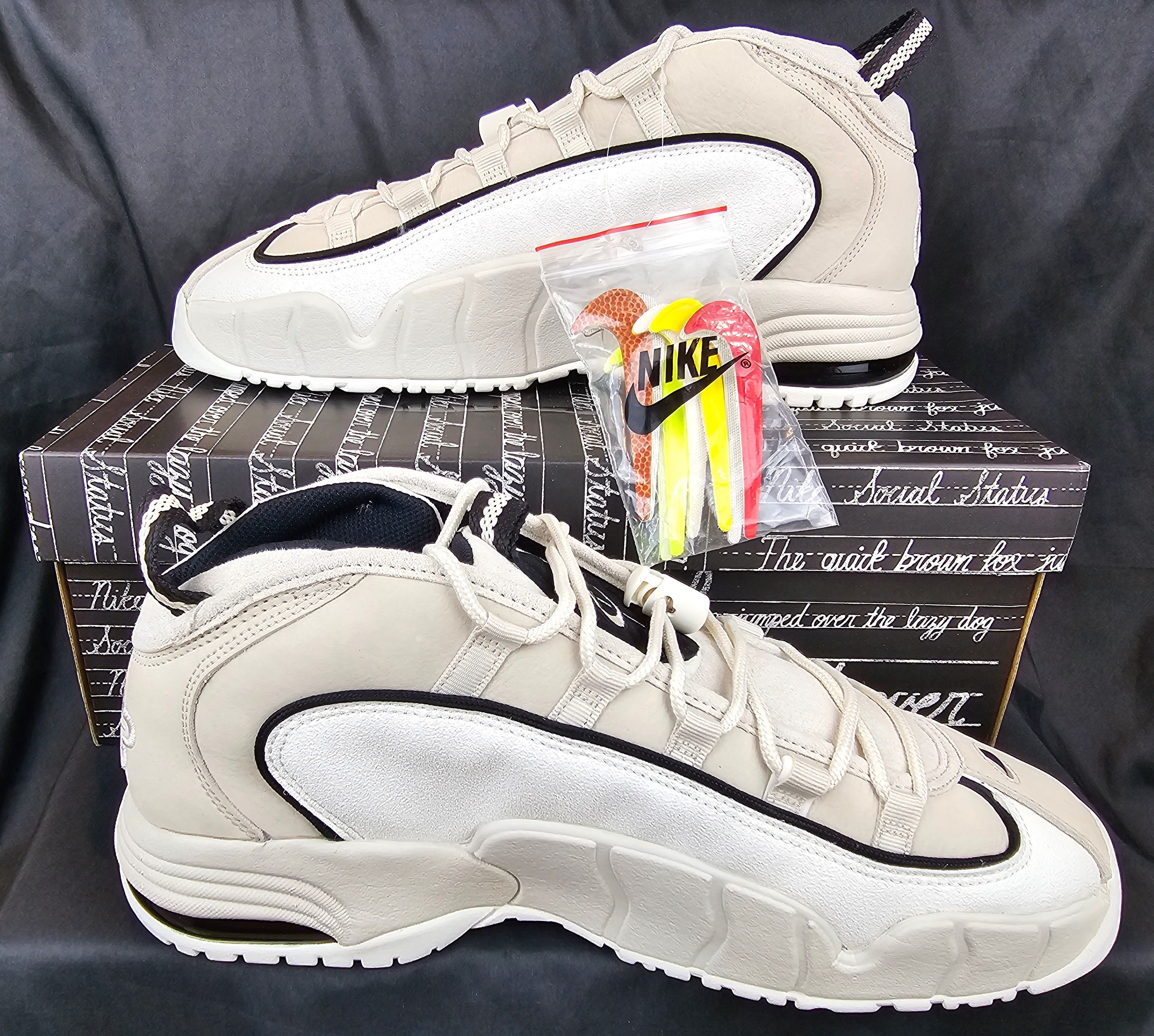 Nike × Social Status Social Status x Nike Air Max Penny 1 Recess Desert Sand Size US 13 / EU 46 - 3 Thumbnail