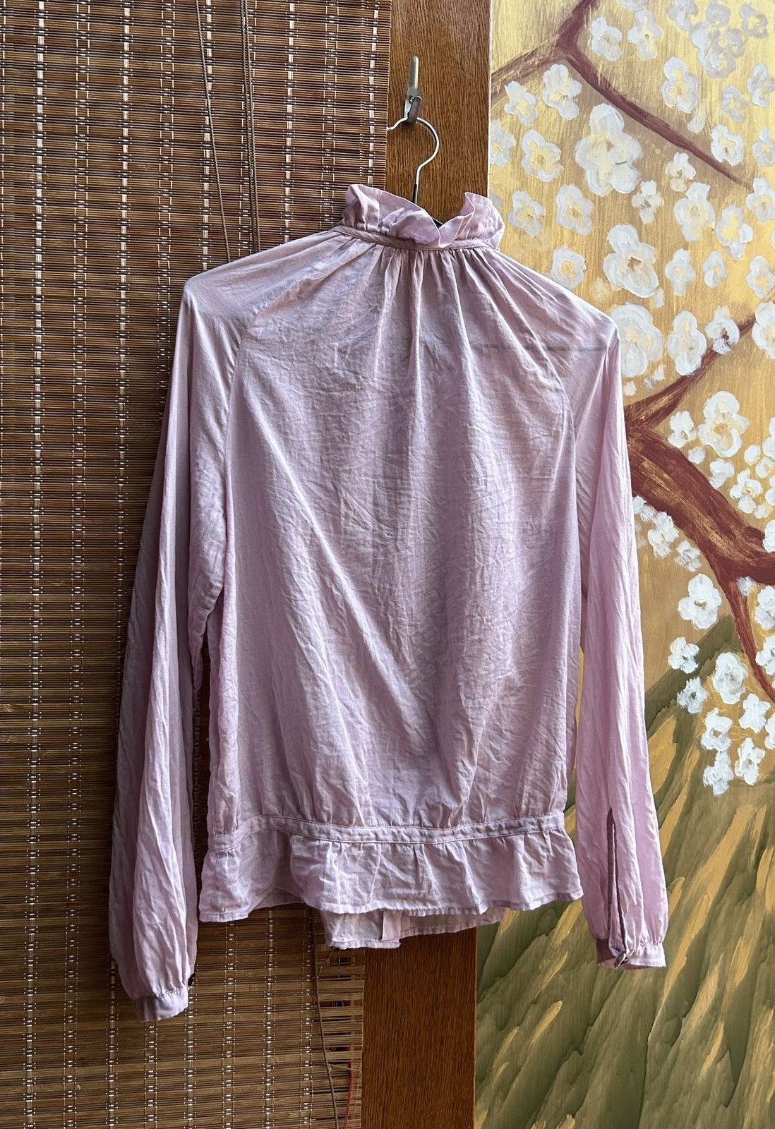 McQ Alexander McQueen McQ Alexander McQueen Ruffle Collar Shirt Made In Italy Size S / US 4 / IT 40 - 2 Thumbnail