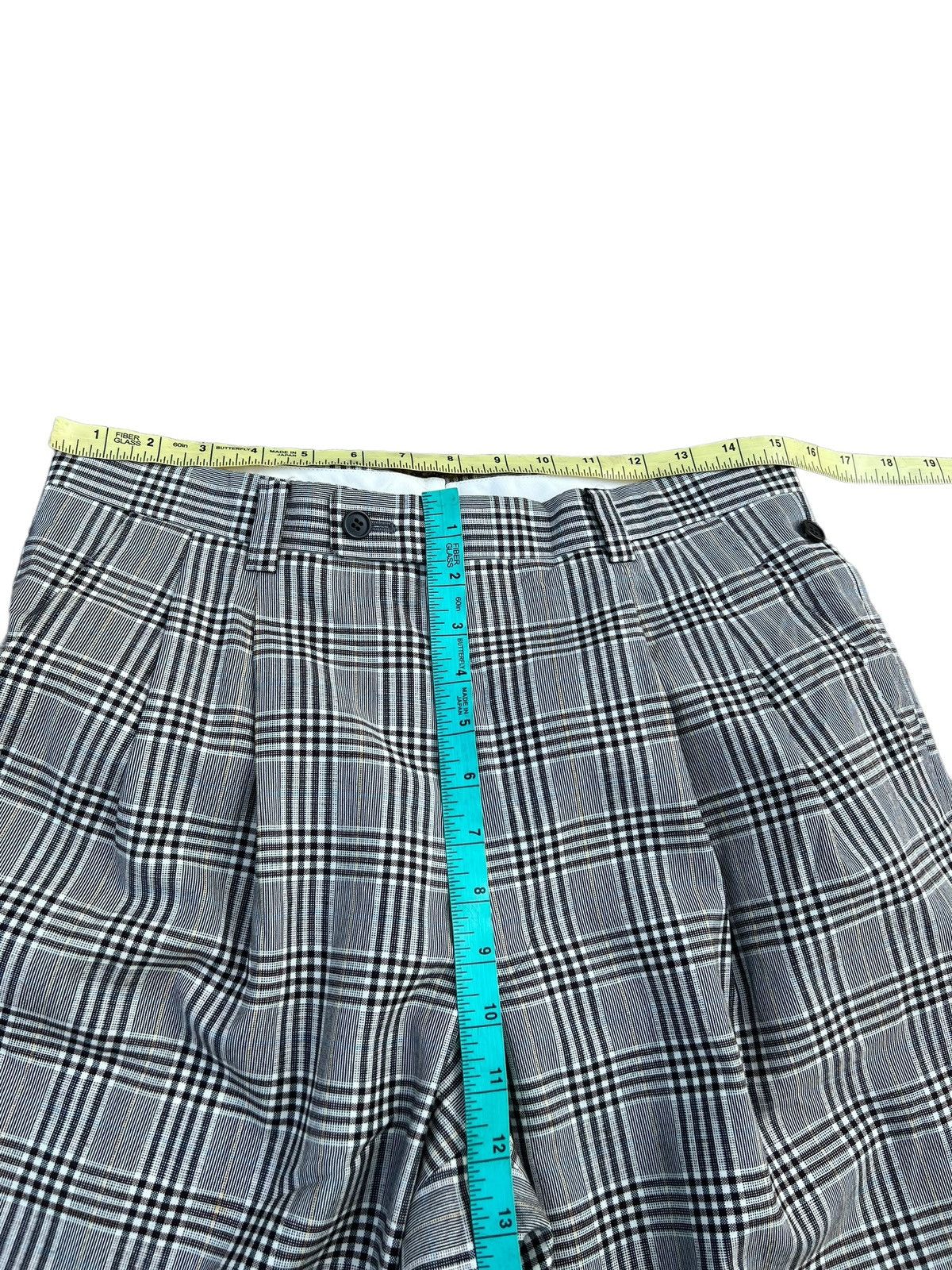 Vintage 90s Christian Dior Sports Checks Wool Trouser Pant