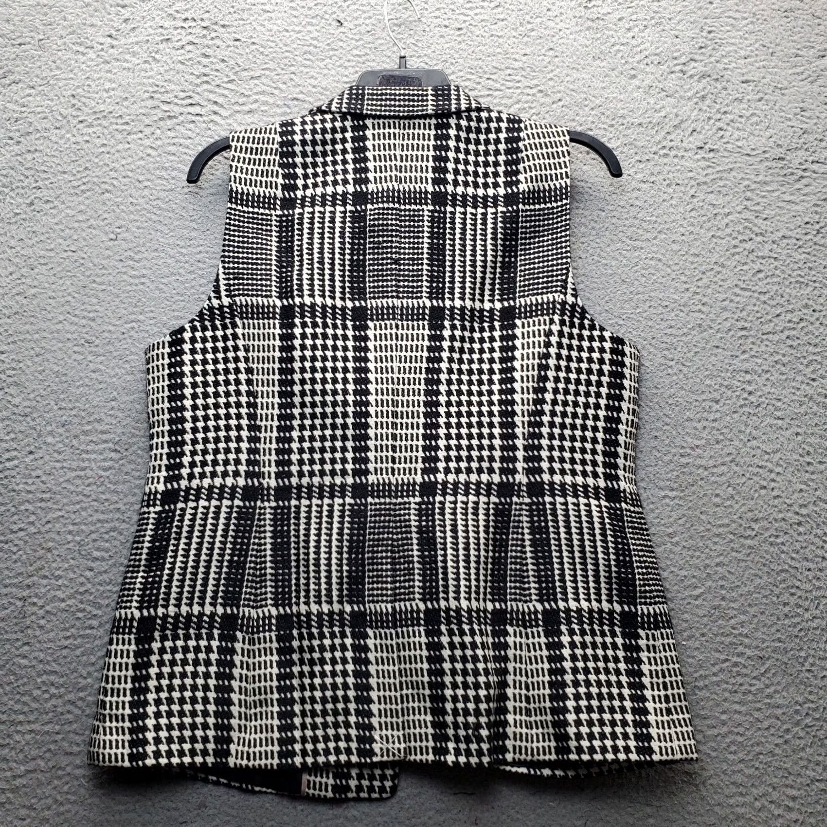 Talbots Talbots Vest Womens 16 Blazer Multi Houndstooth Glen Plaid Sleeveless One Button Size XXL / US 16-18 / IT 52-54 - 2 Thumbnail