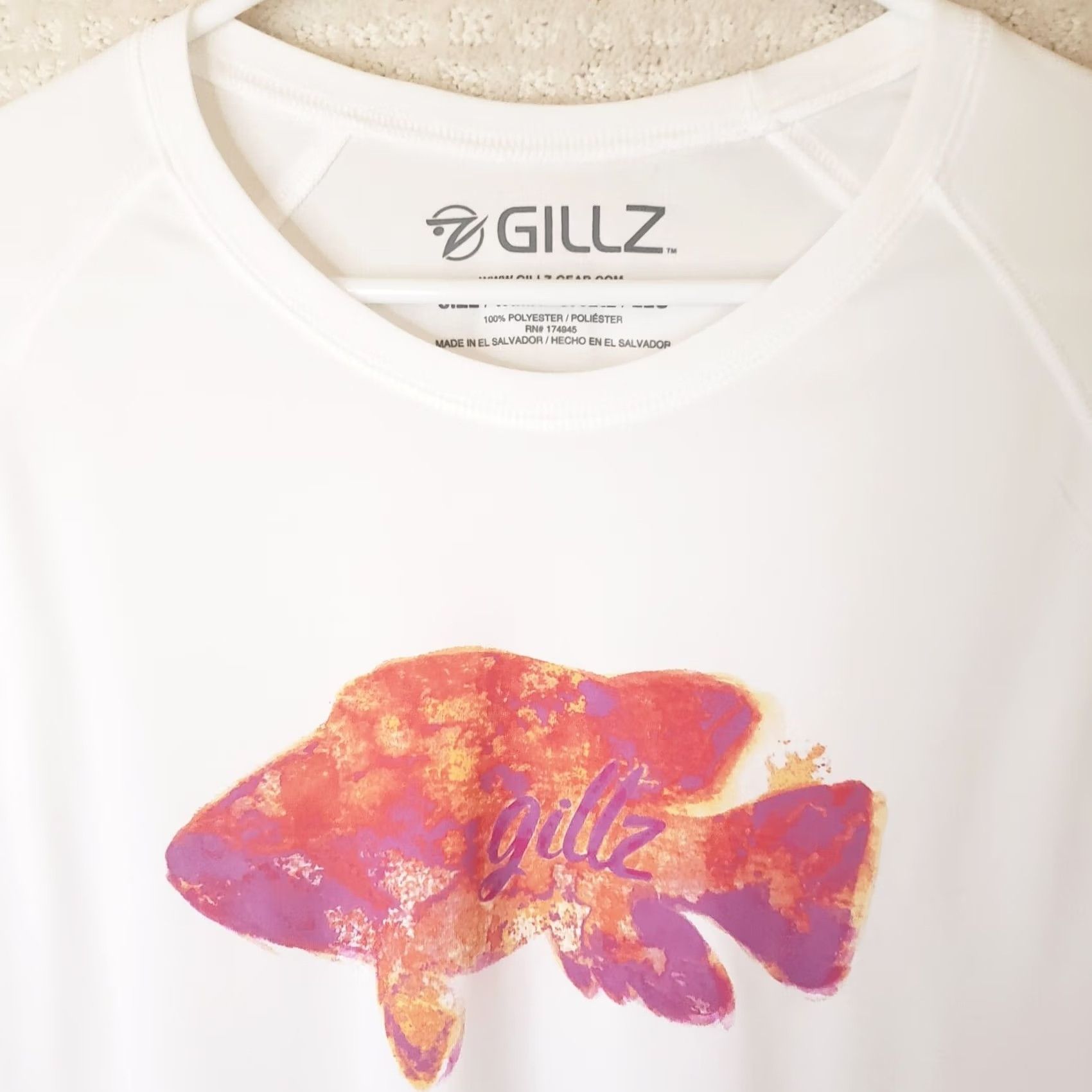 Vintage Gillz Women’s Long Sleeve UV Sundial Fishing Shirt 2XL White Casual, Workwear, Travel Womens T-Shirt Size XXL / US 16-18 / IT 52-54 - 3 Thumbnail