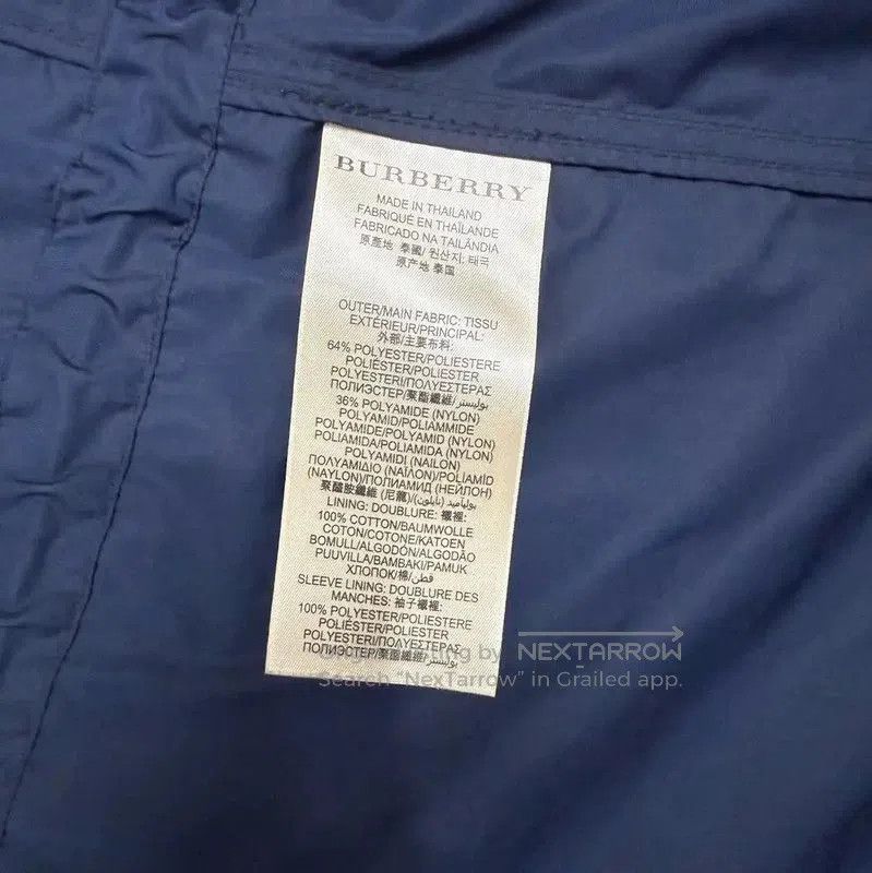 Burberry Burberry Men's Blue Outdoor Jacket. Size US S / EU 44-46 / 1 - 4 Thumbnail