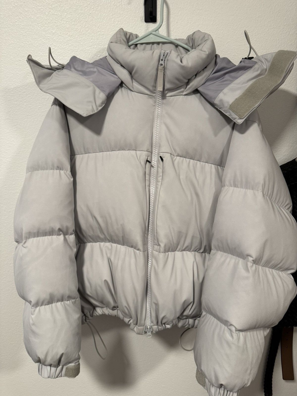 Beams Japan Beams Silver Grey Cropped down Jacket (Size M) Size US M / EU 48-50 / 2 - 4 Thumbnail