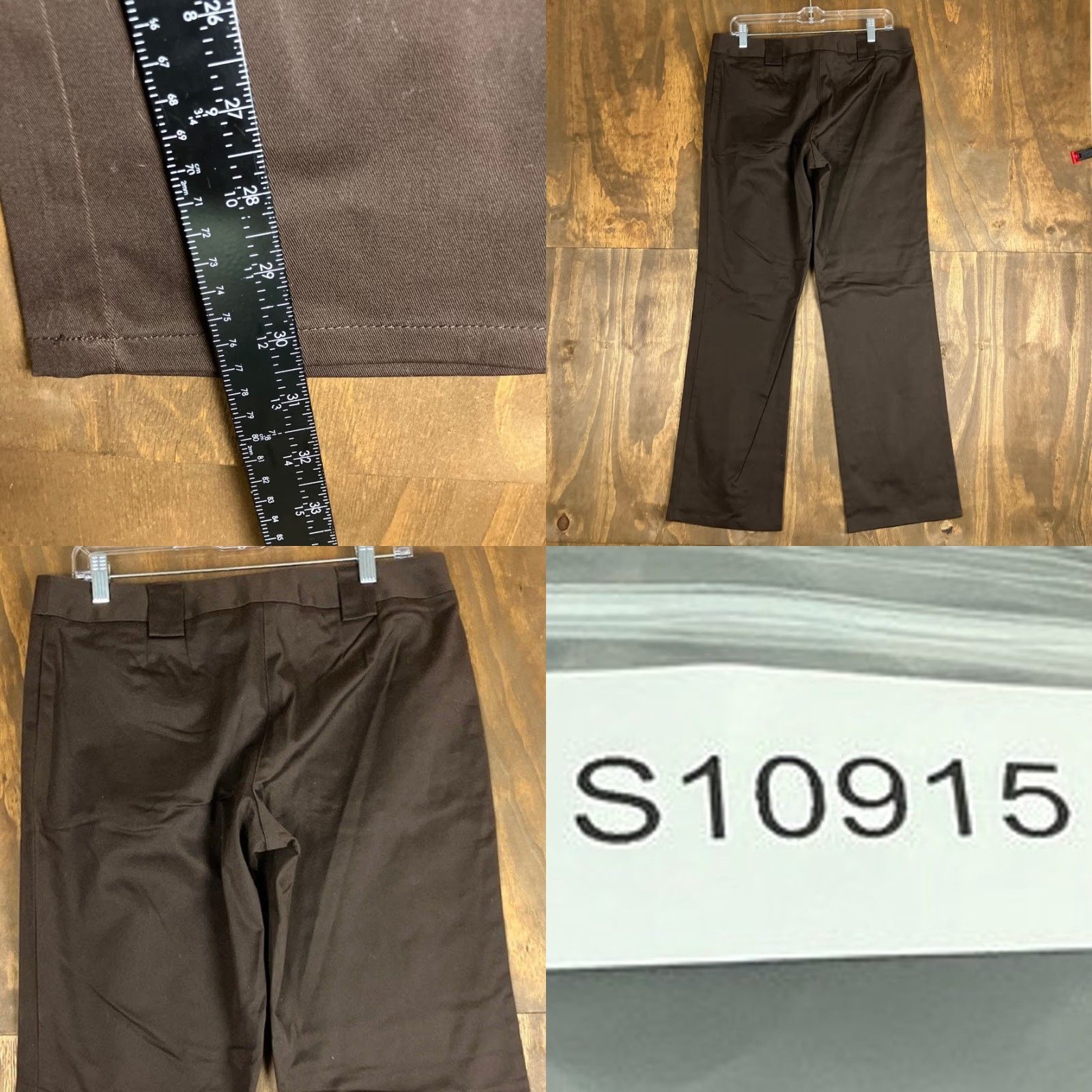 Ann Taylor Ann Taylor LOFT Womens Pants Brown Mid Rise Wide Straight Stretch 10 Size 24" / US 00 / IT 34 - 8 Thumbnail
