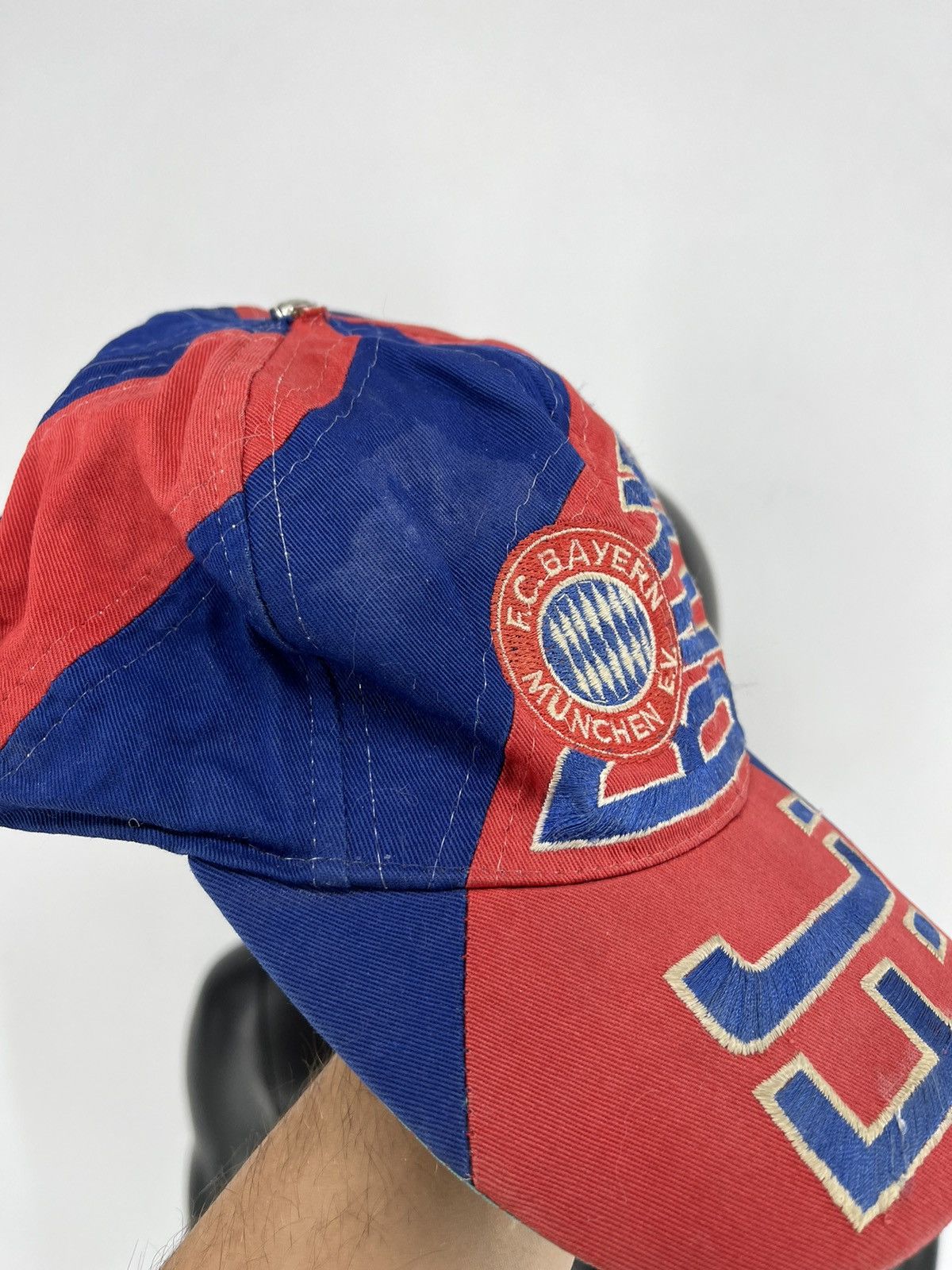 Vintage 80s 90s Vintage FC Bayern Munchen archival Soccer Cap Size ONE SIZE - 3 Thumbnail