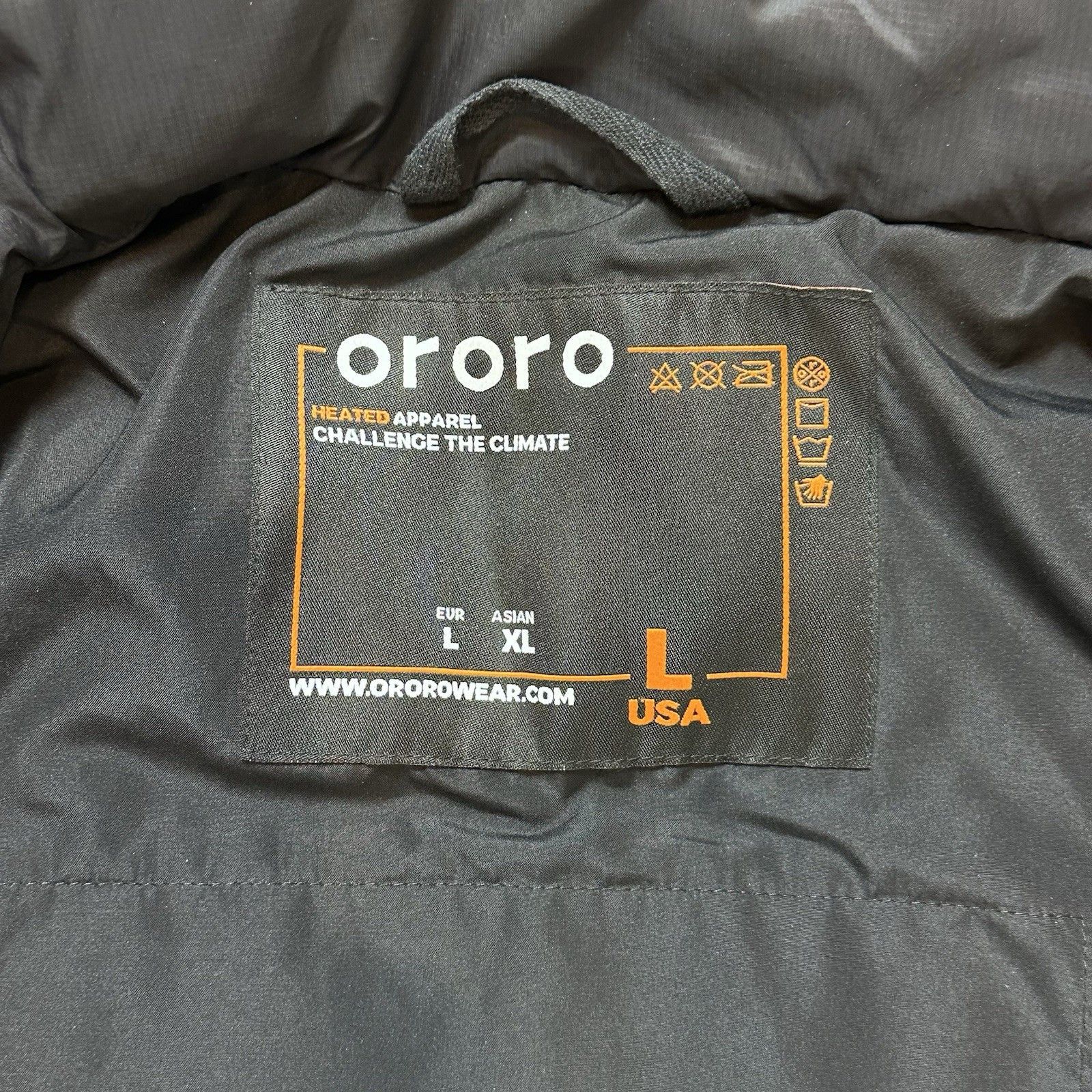 Other Ororo Heated Puffer Vest Black WORKING BATTERY Tested Mens Size US L / EU 52-54 / 3 - 5 Thumbnail