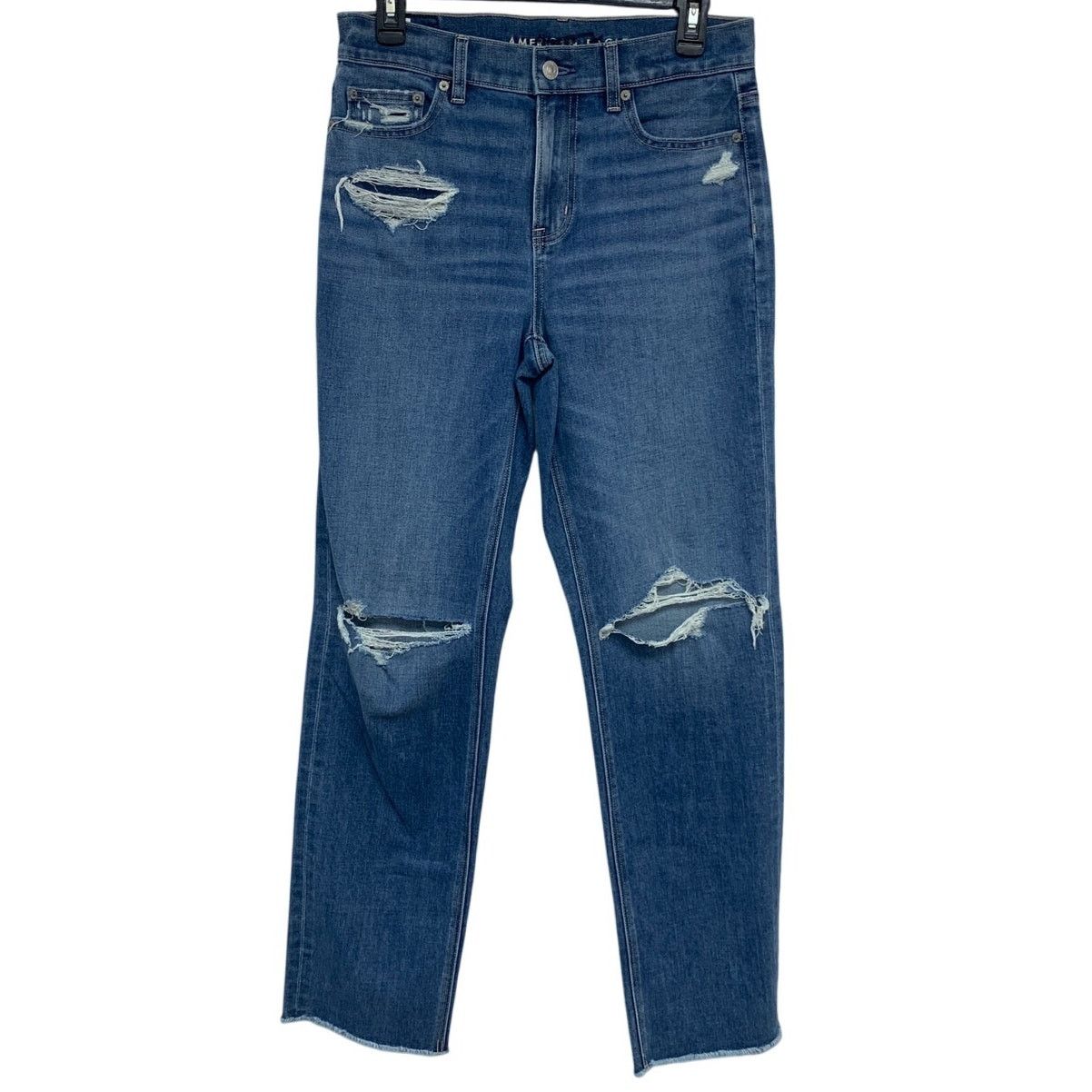 American Eagle Outfitters New American Eagle Womens Size 6 Stovepipe Denim Blue Jeans Size 28" / US 6 / IT 42 - 1 Thumbnail