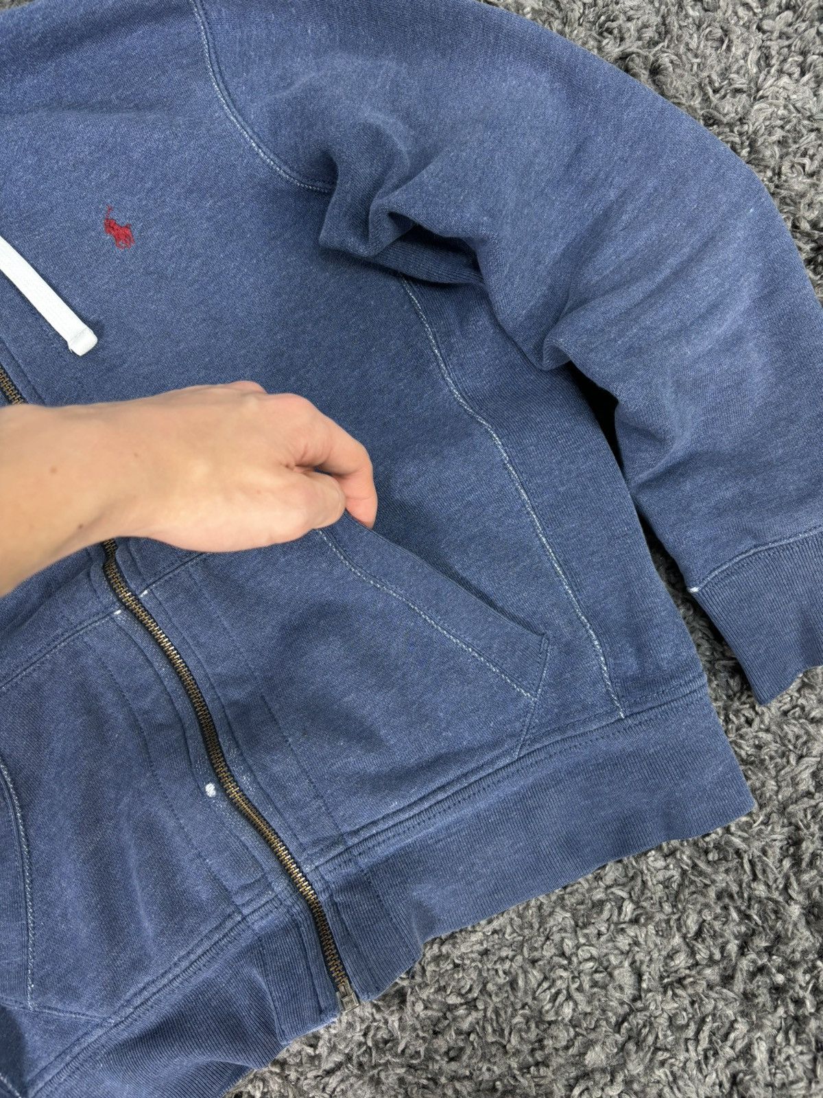 Ralph Lauren × Vintage Polo Ralph Lauren Zip Up Distressed Japanese Style Size US M / EU 48-50 / 2 - 11 Thumbnail