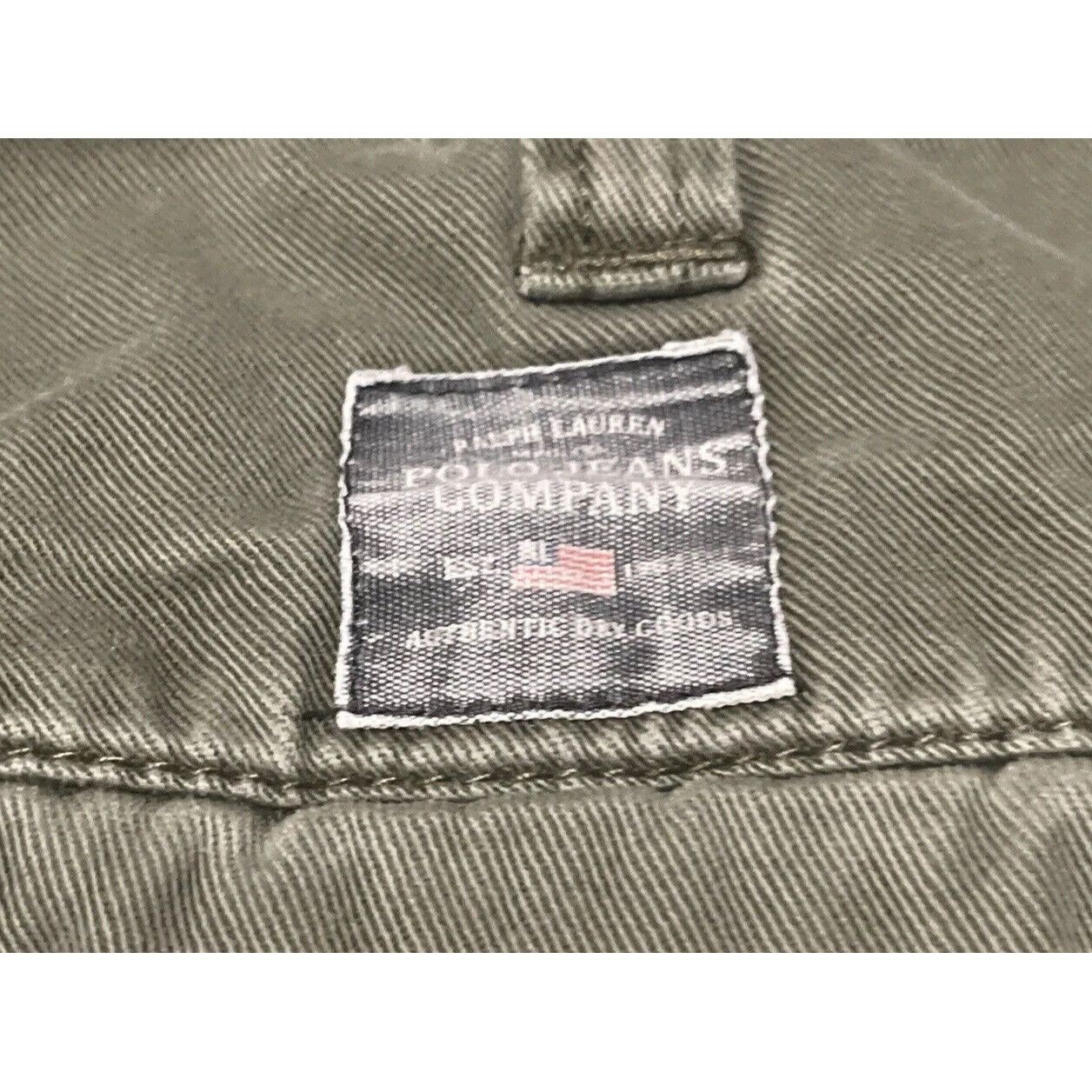 Polo Ralph Lauren Vintage 90s Mens Size 36 Polo Ralph Lauren Olive Green Utili Size US 36 / EU 52 - 9 Thumbnail