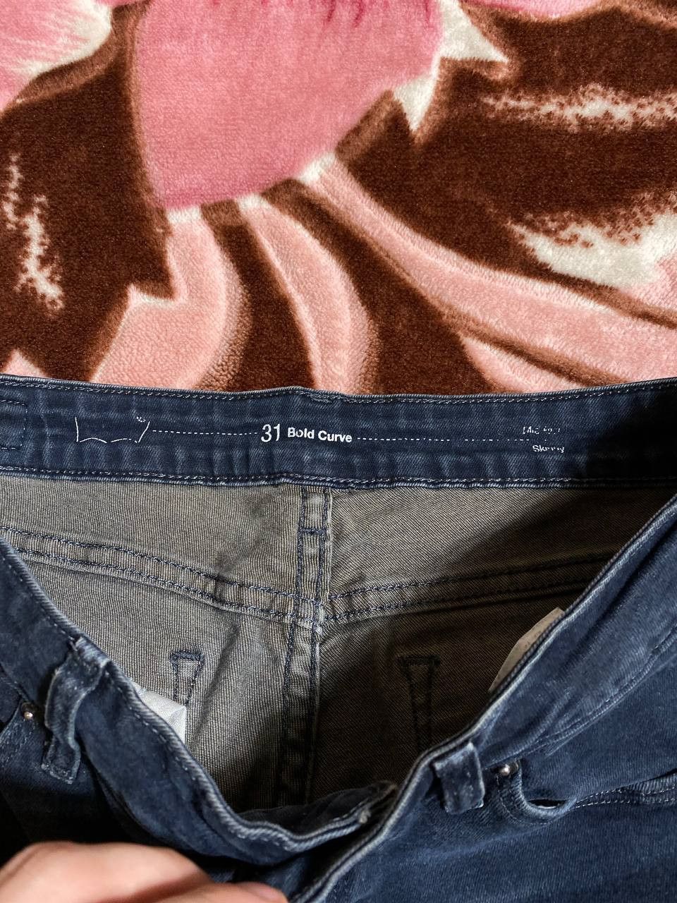 Levi's Vintage LEVI'S DEEP DENIM JEANS STRAIGHT SLIM STRETCH Size US 31 - 10 Thumbnail