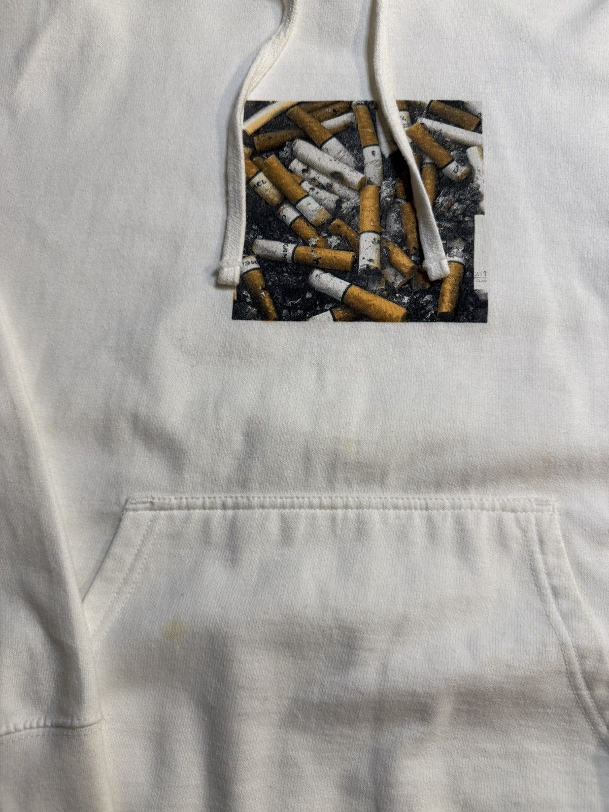 Anti Social Social Club Anti Social Social Club Cigarette White Hoodie Size US L / EU 52-54 / 3 - 2 Thumbnail