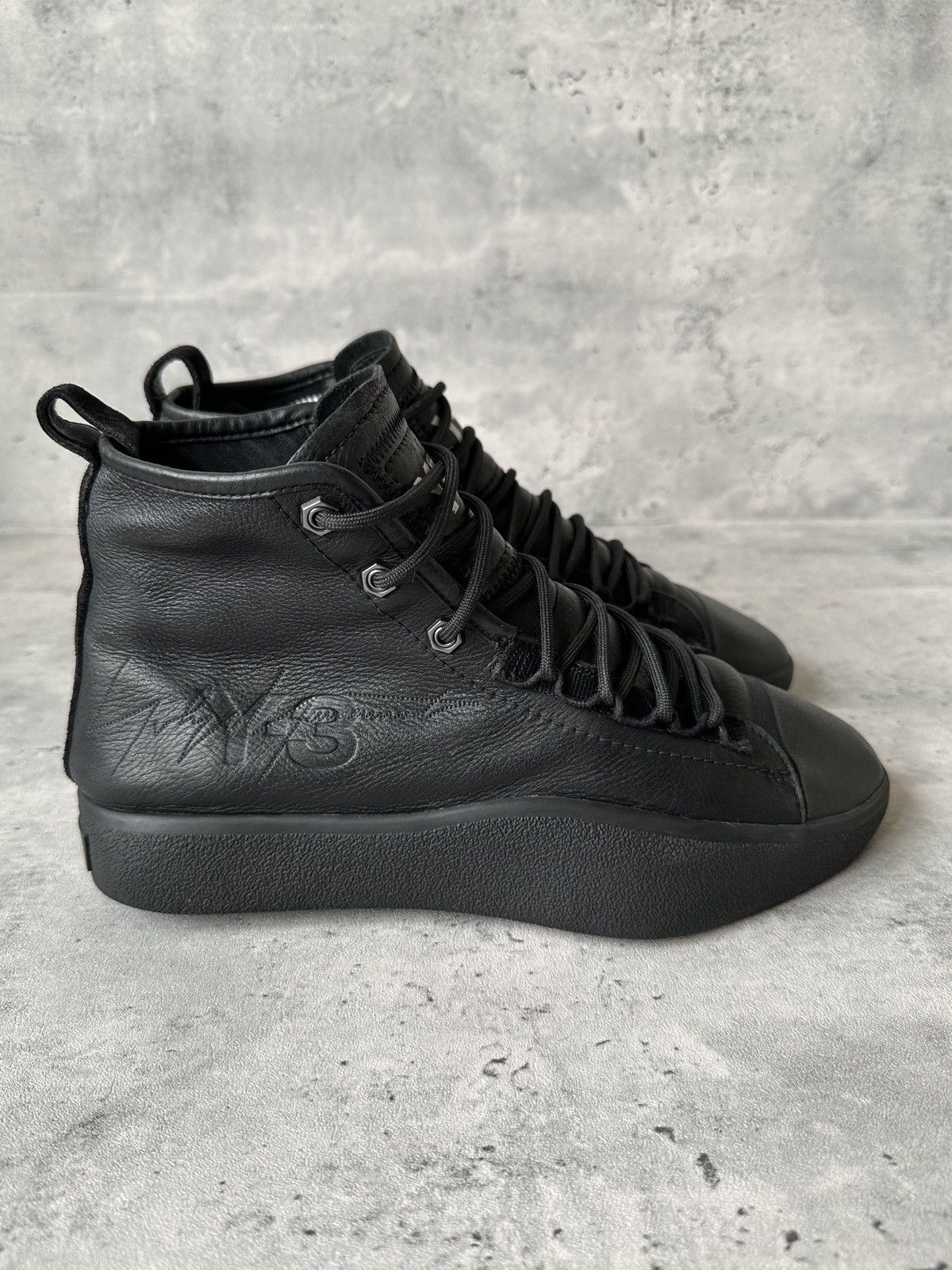 Y-3 BASHYO II TRIPLE BLACK Size US 9.5 / EU 42-43 - 14 Thumbnail