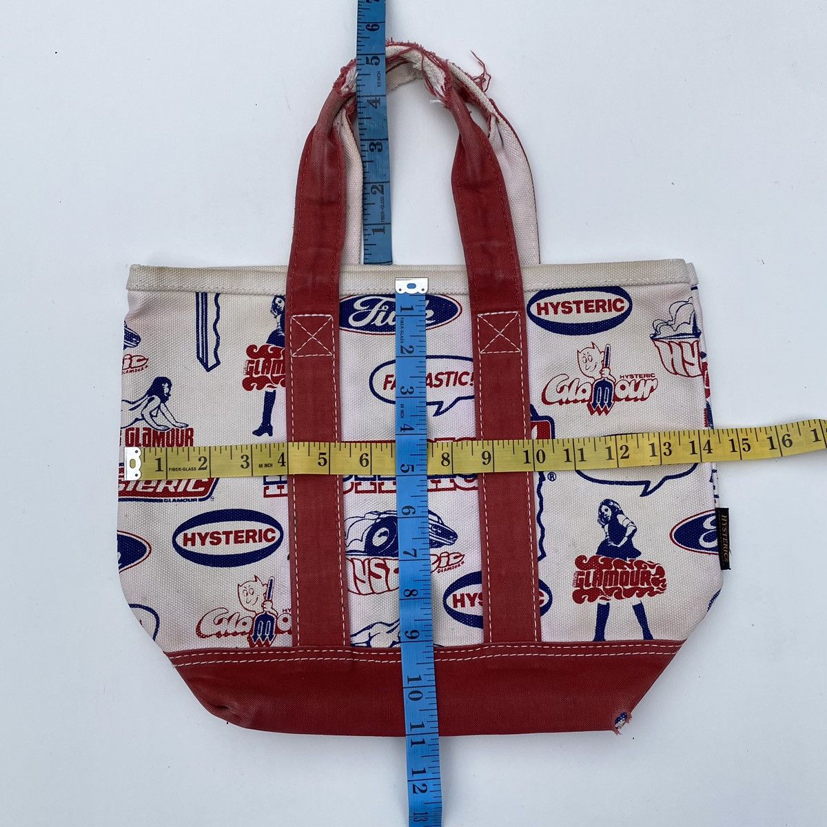 Hysteric Glamour Hysteric Glamour Fuck Printed Tote Bag Hysteric Distressed Size ONE SIZE - 5 Thumbnail