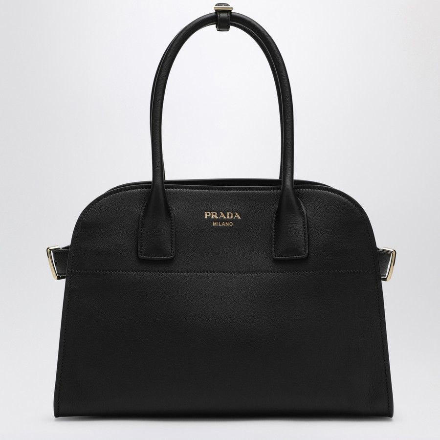 o1d2blof0924 Size : OS / Leather Shopping Bag In Black
