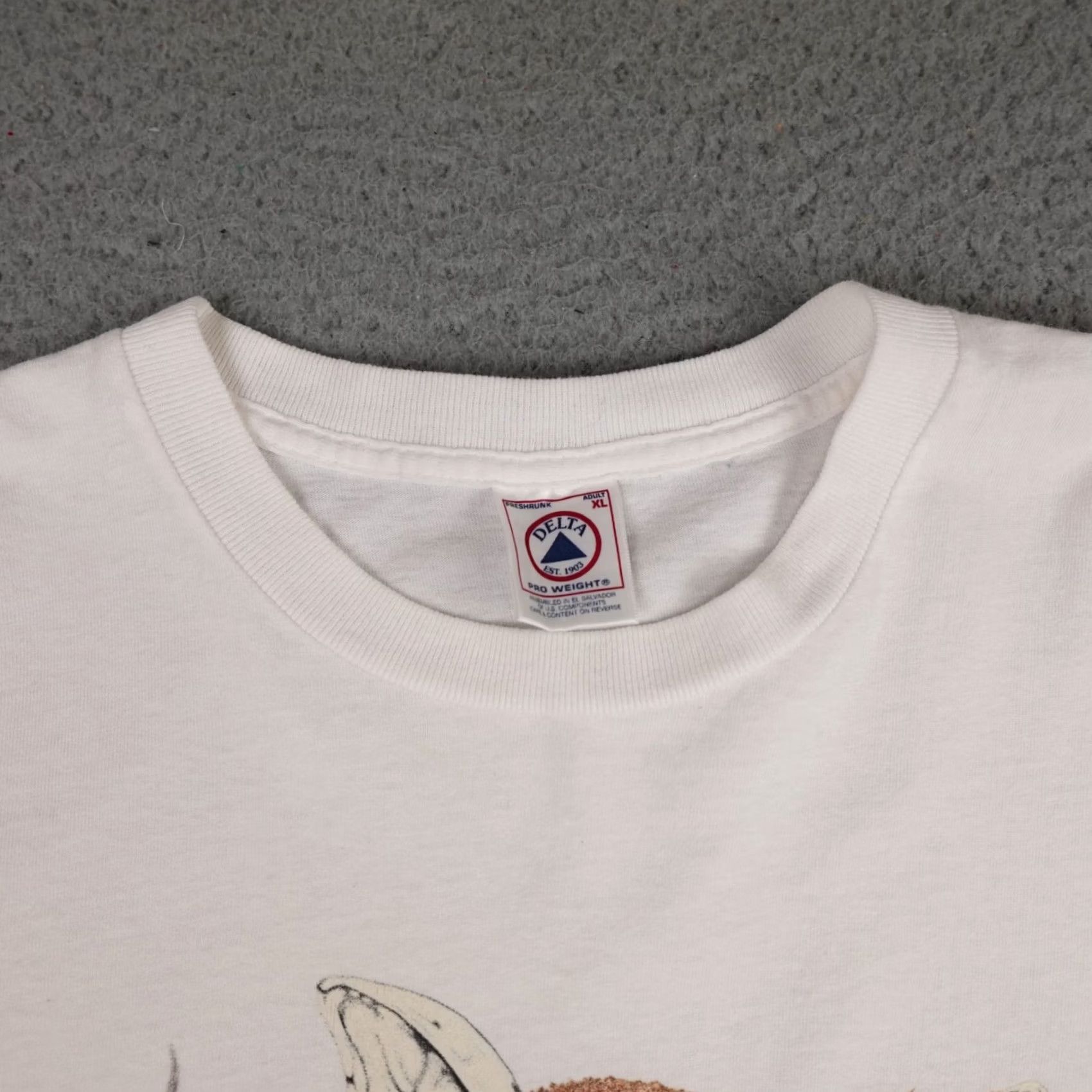 Delta VINTAGE Taco Bell Shirt Mens XL White Graphic Dog C&H Graphics Hasta La Vista 90s Size US XL / EU 56 / 4 - 6 Thumbnail