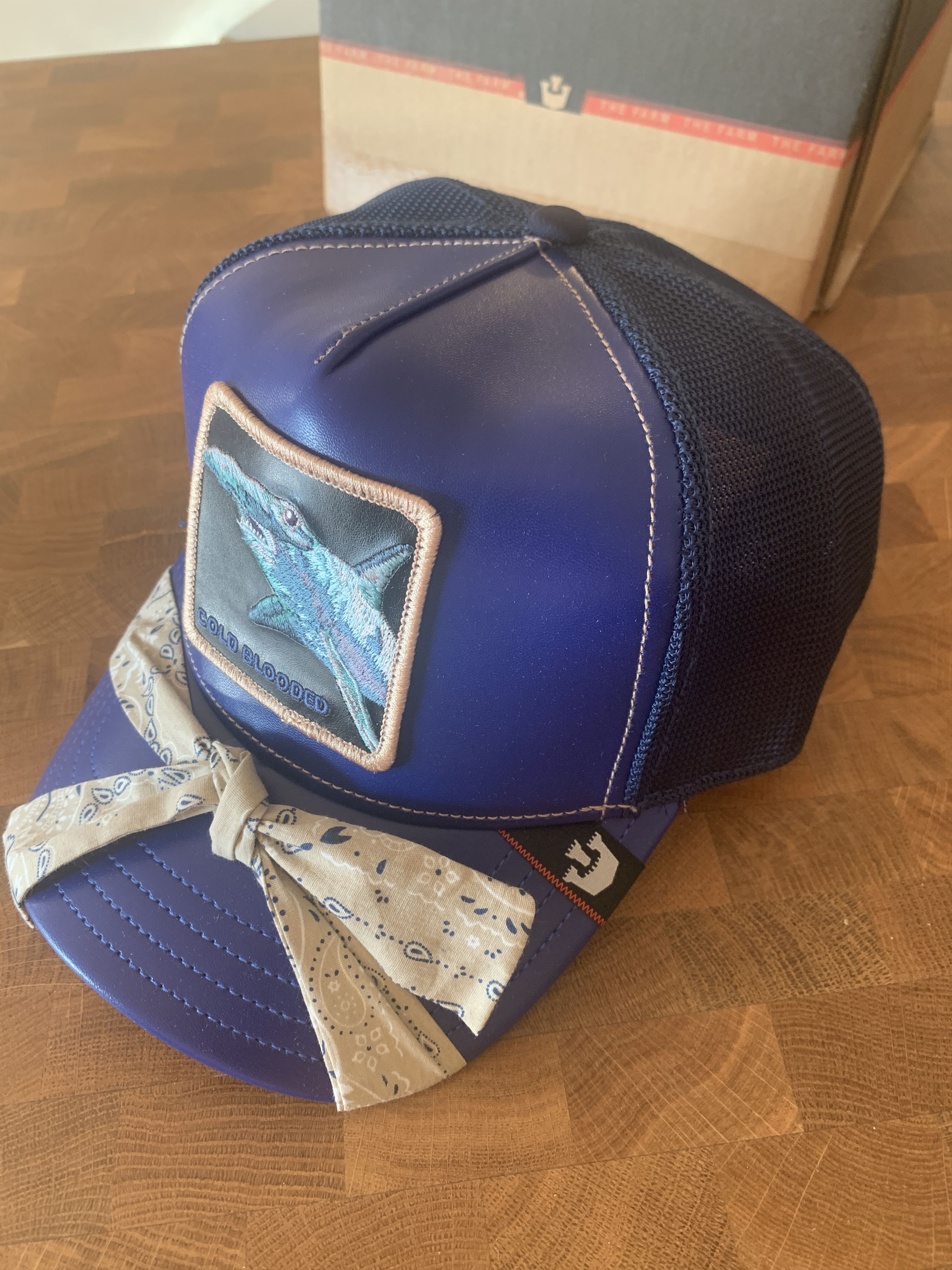 Goorin Bros. Goorin Bros. Farm Trucker hat Shark/ Cold blooded Size ONE SIZE - 2 Thumbnail