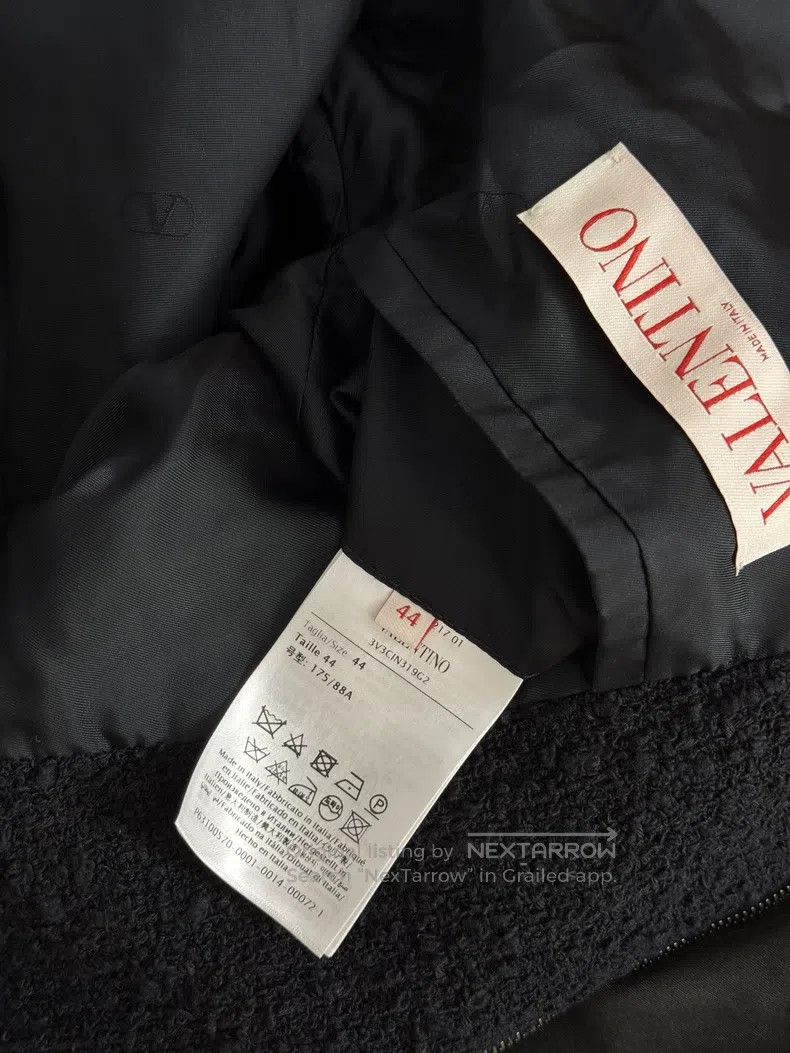 Valentino Valentino Solid color stand-up collar long-sleeved jacket Size US S / EU 44-46 / 1 - 6 Thumbnail