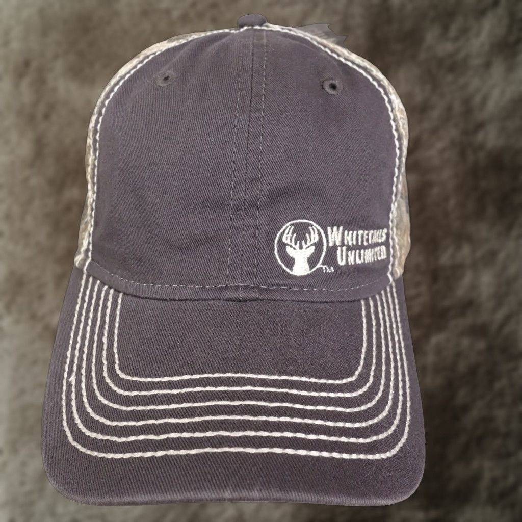 Realtree WHITETAILS UNLIMITED REAL TREE CAMO ADJUSTABLE BASEBALL HAT CAP MULTICOLOR ADULT ONE SIZE UNISEX Size ONE SIZE - 1 Thumbnail