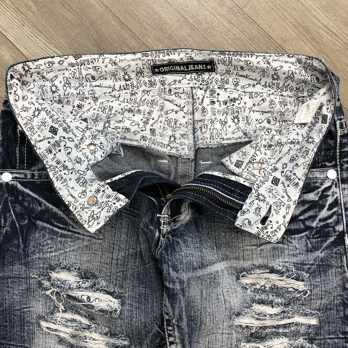 If Six Was Nine × Japanese Brand × Le Grande Bleu (L.G.B.) Crazy🔥 Y2K Original Jeans Distressed Faded Acid Wash Jeans Size US 28 / EU 44 - 9 Thumbnail