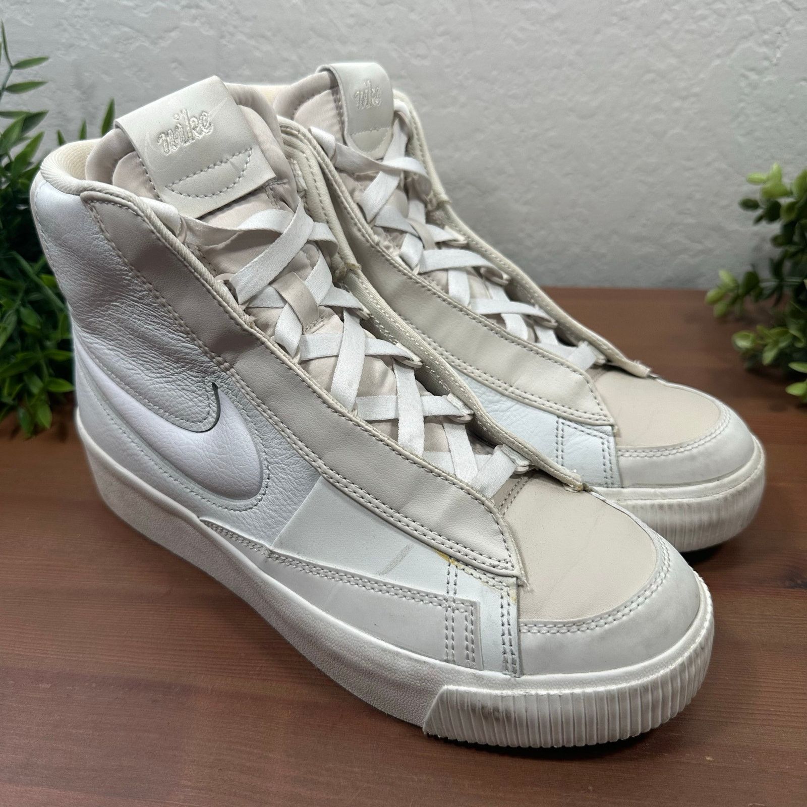 Nike Nike Women's Blazer Mid Victory Summit White Sneakers Size US 8.5 / IT 38.5 - 2 Thumbnail