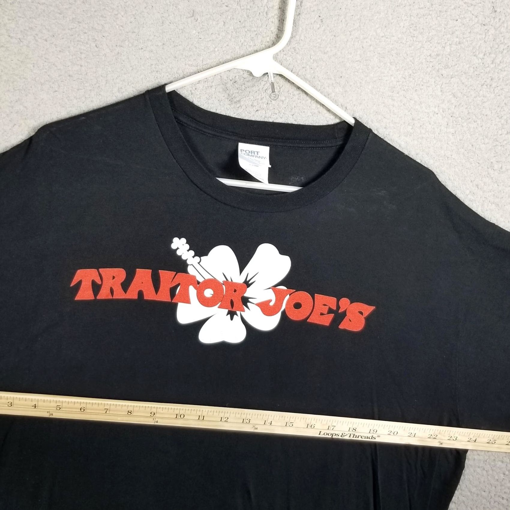 Port & Company VINTAGE Traitor Joe's Shirt Mens 2XL Black Parody Graphic Tee Trump MAGA Novelty Size US XXL / EU 58 / 5 - 7 Thumbnail