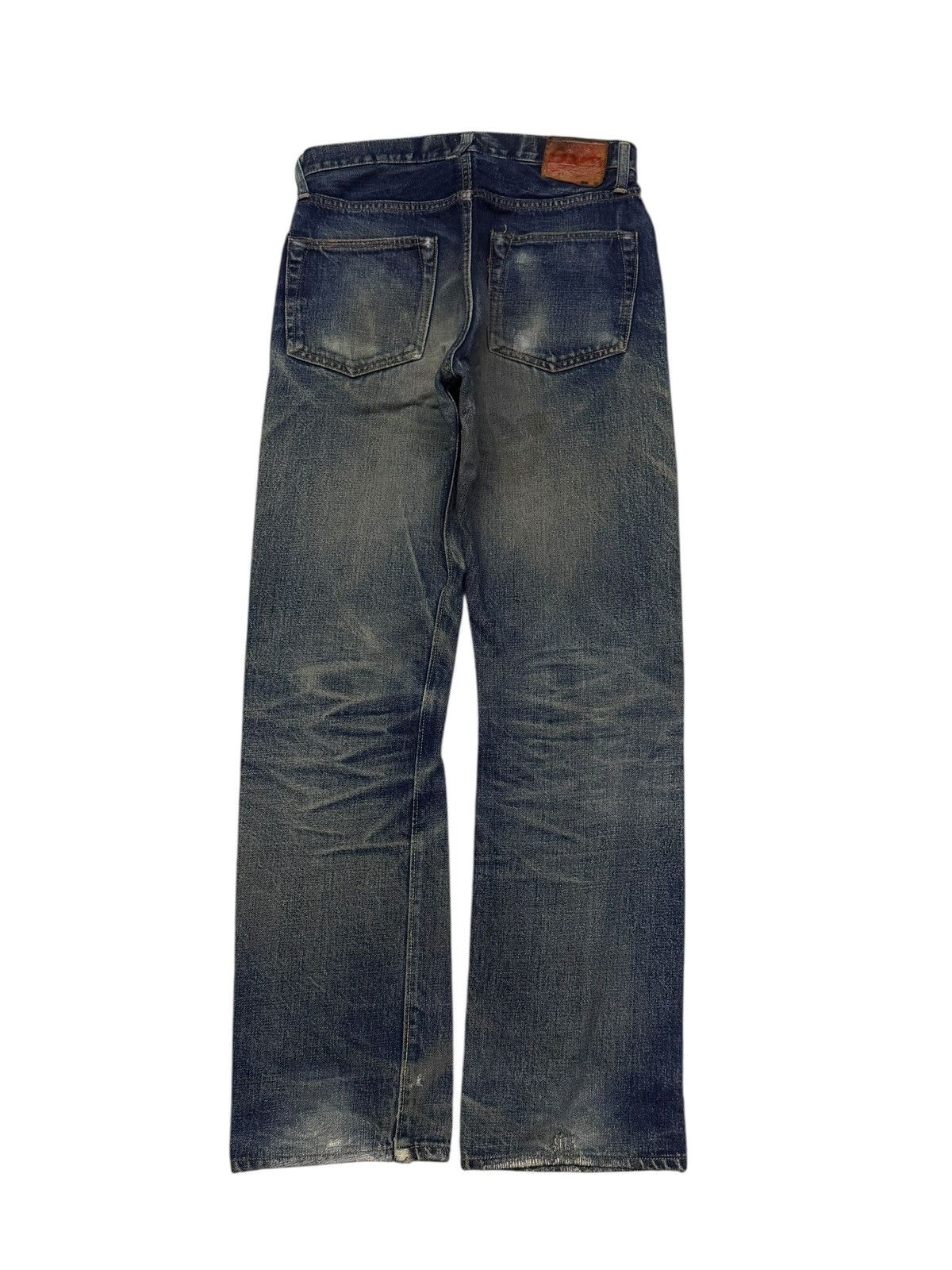 Denime Vintage 90s DENIME Lot 87 Selvedge Denim Jeans Japan | W29 Size US 29 - 3 Thumbnail