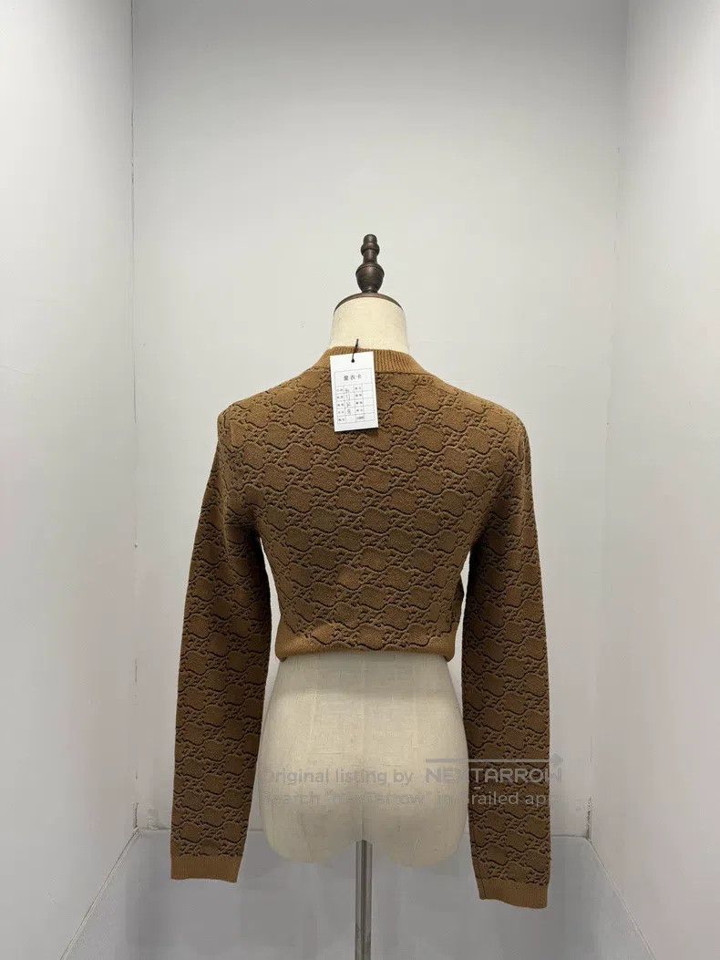 Fendi Fendi FF Printed Knit Cardigan Size XS / US 0-2 / IT 36-38 - 2 Thumbnail