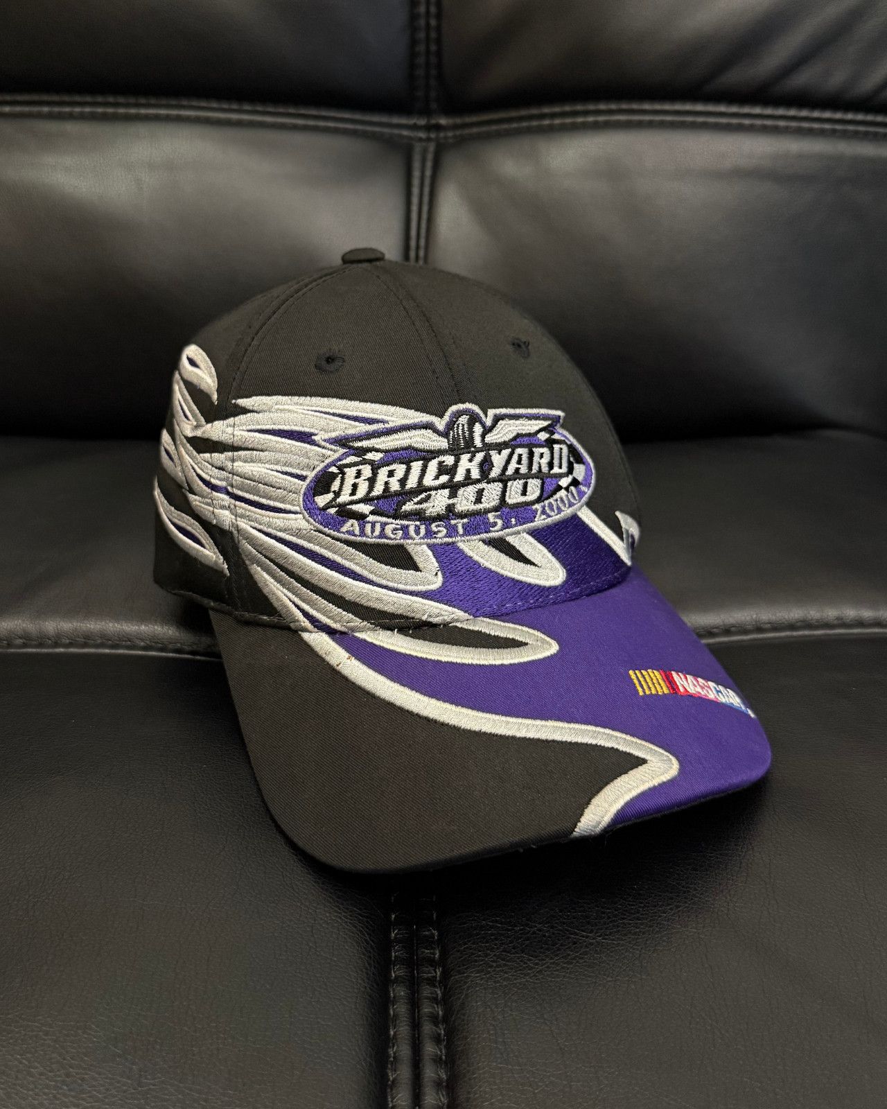 NASCAR Vintage 2000 NASCAR Brickyard 400 Strap Back Cap Hat Size ONE SIZE - 3 Thumbnail