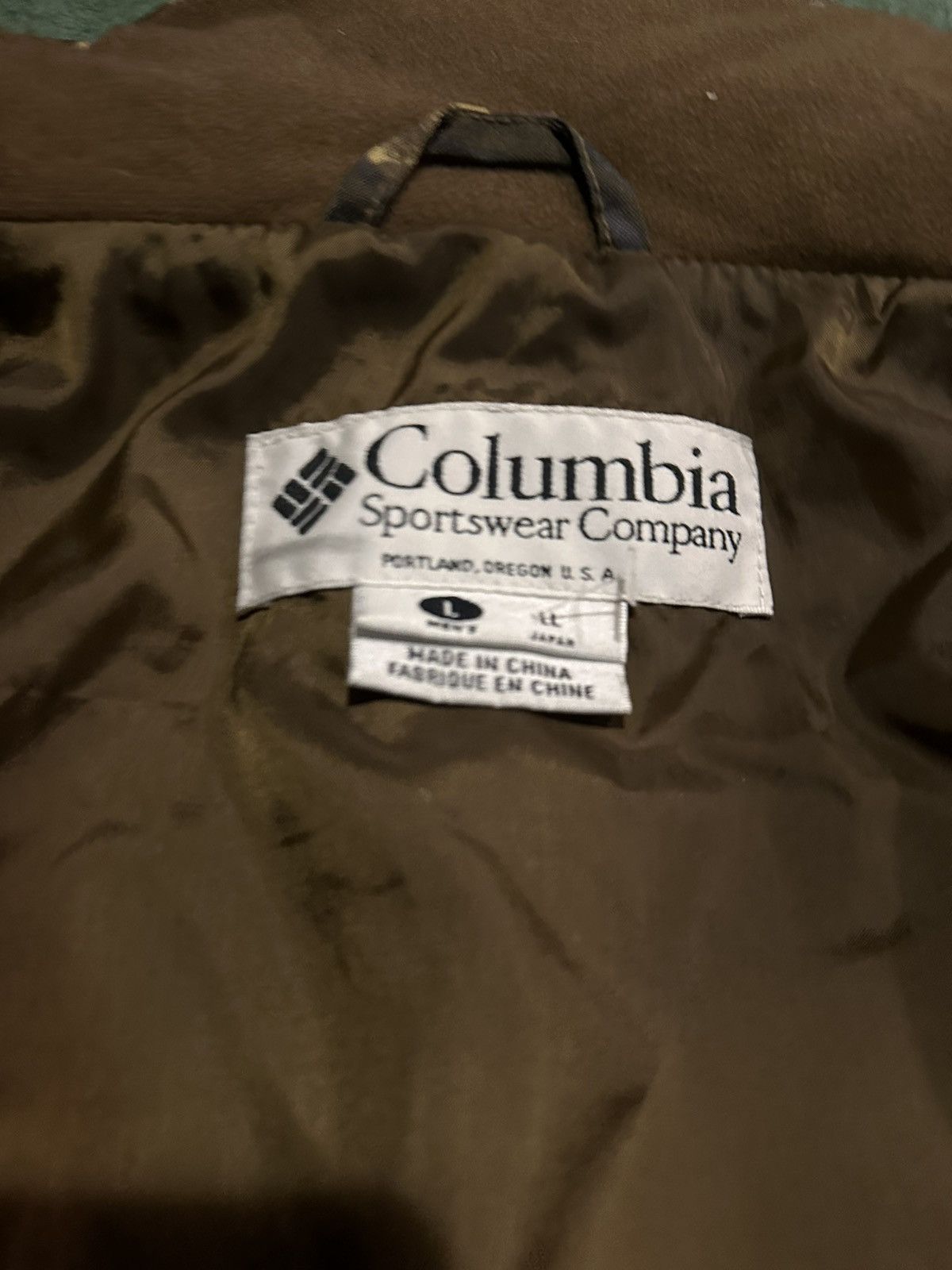 Columbia × Vintage COLUMBIA CAMO HUNTING JACKET Size US L / EU 52-54 / 3 - 4 Thumbnail
