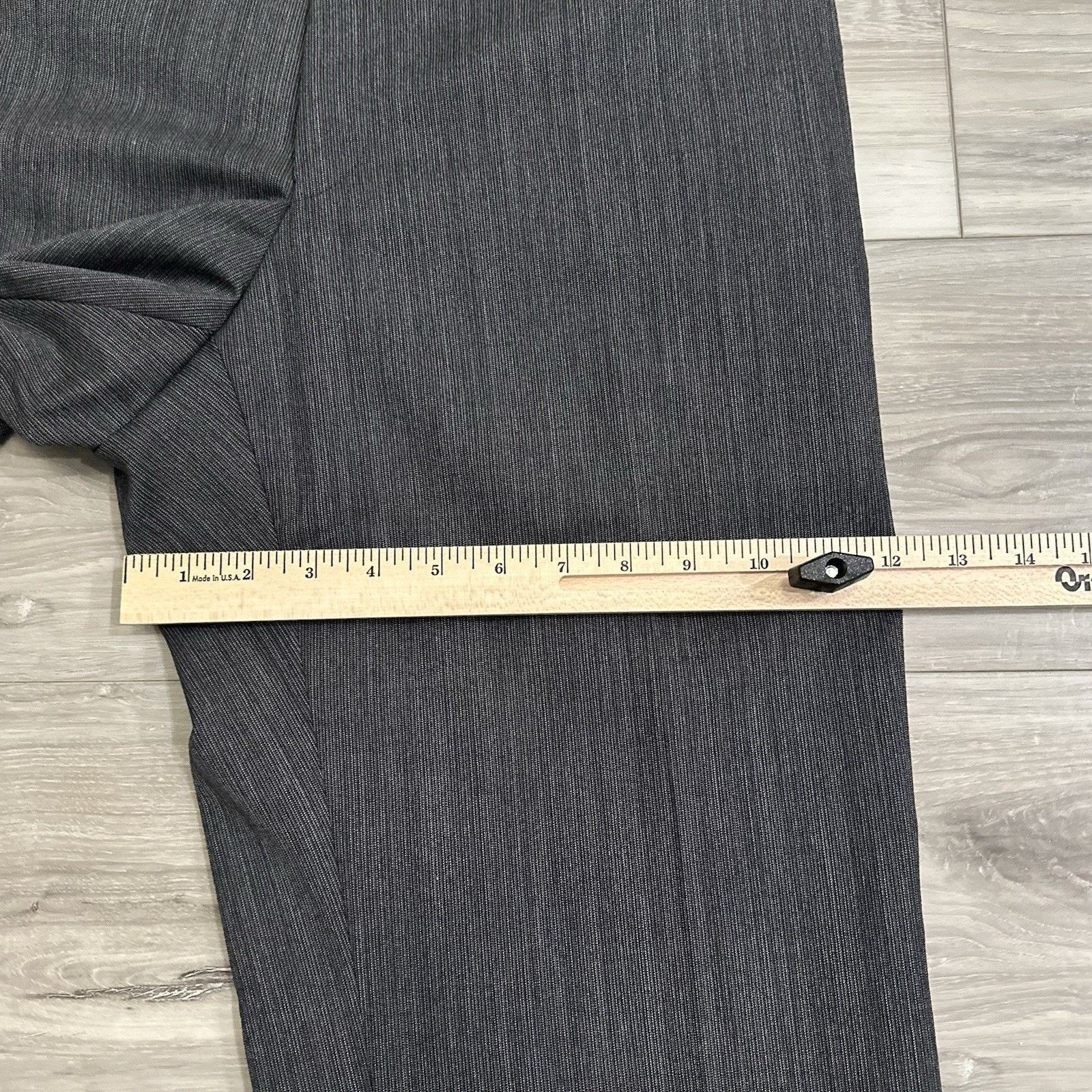 Hart Schaffner Marx Hart Schaffner Marx Suit Mens 42R Charcoal Black 2 PC NWT Size 42R - 20 Thumbnail
