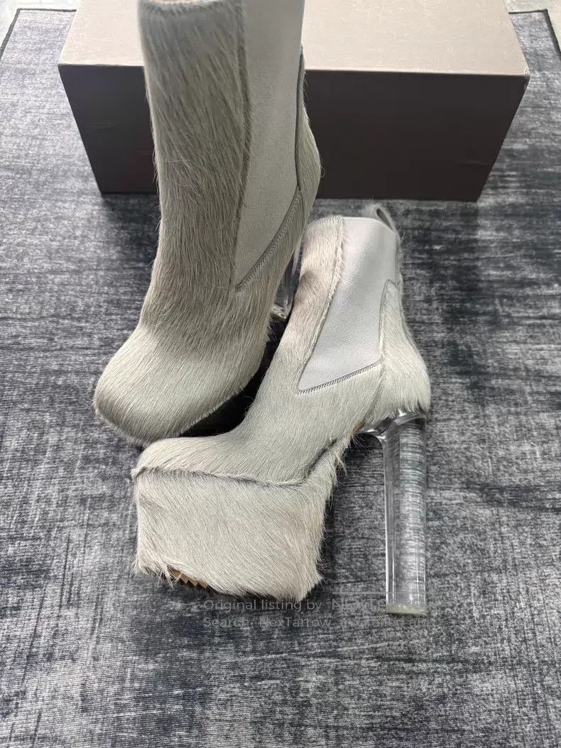 Rick Owens Rick Owens High Heel Boots Size US 7.5 / IT 37.5 - 1 Thumbnail