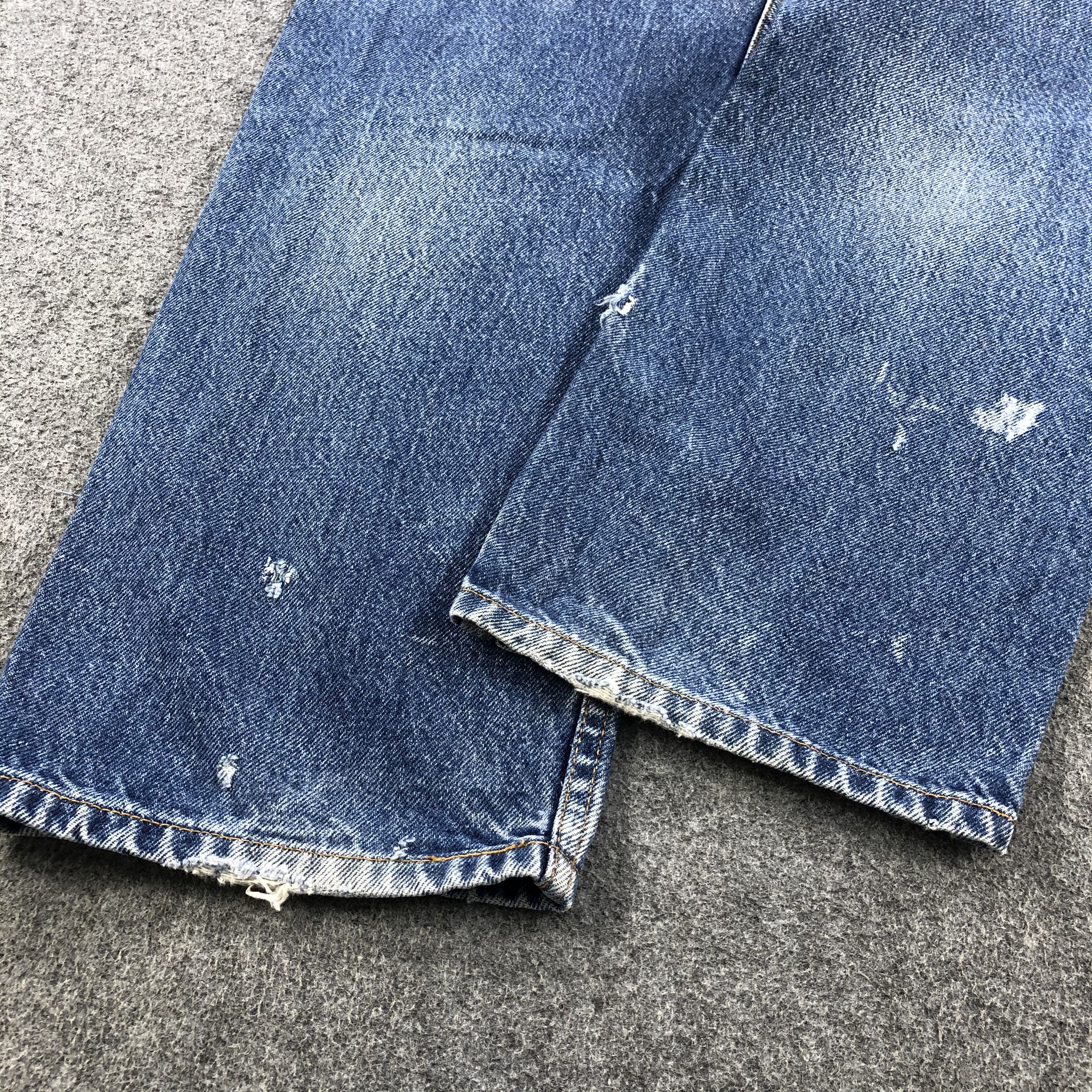 Levi's × Vintage 90s Vintage Levis 505 Orange Tab Jeans-JM1773 Size US 35 - 5 Thumbnail