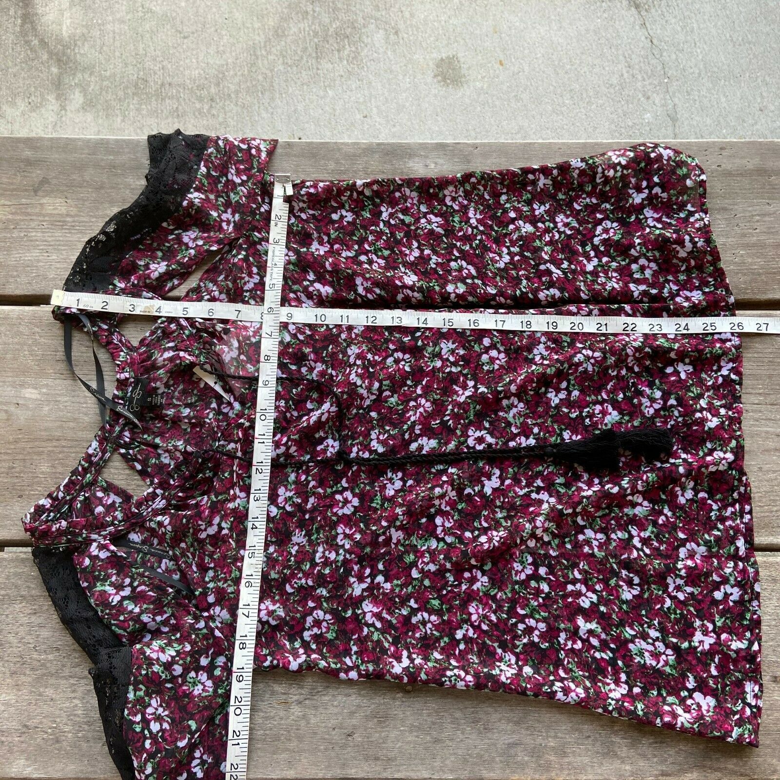 Other Jessica Simpson Lorette Raspberry Radiance Peasant Blouse S Size S / US 4 / IT 40 - 4 Thumbnail
