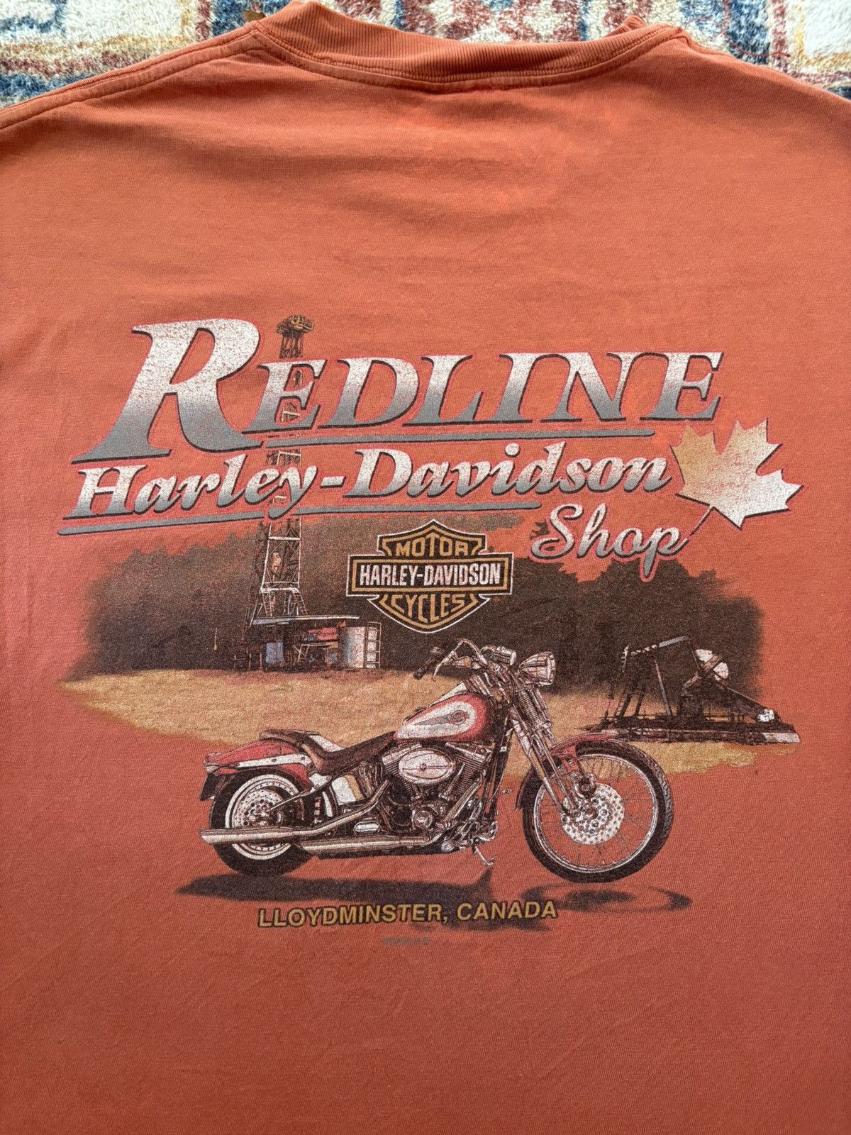 Harley Davidson Vintage Harley Davidson Flames Biker T-shirt Large Size US L / EU 52-54 / 3 - 5 Thumbnail