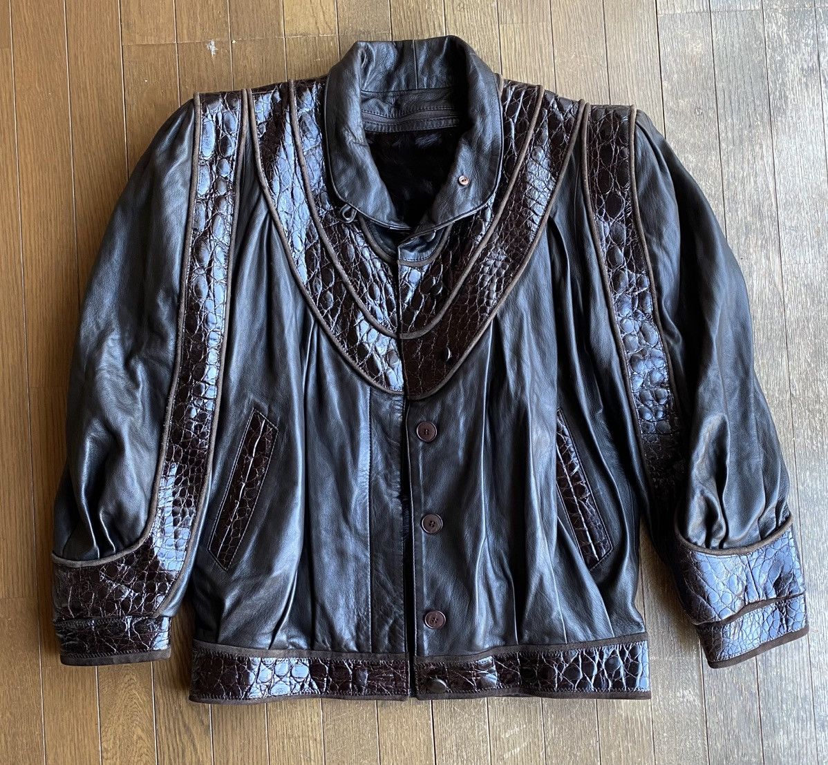 Other Vintage Serge Miko (Paris) leather jacket Size M / US 6-8 / IT 42-44 - 1 Thumbnail