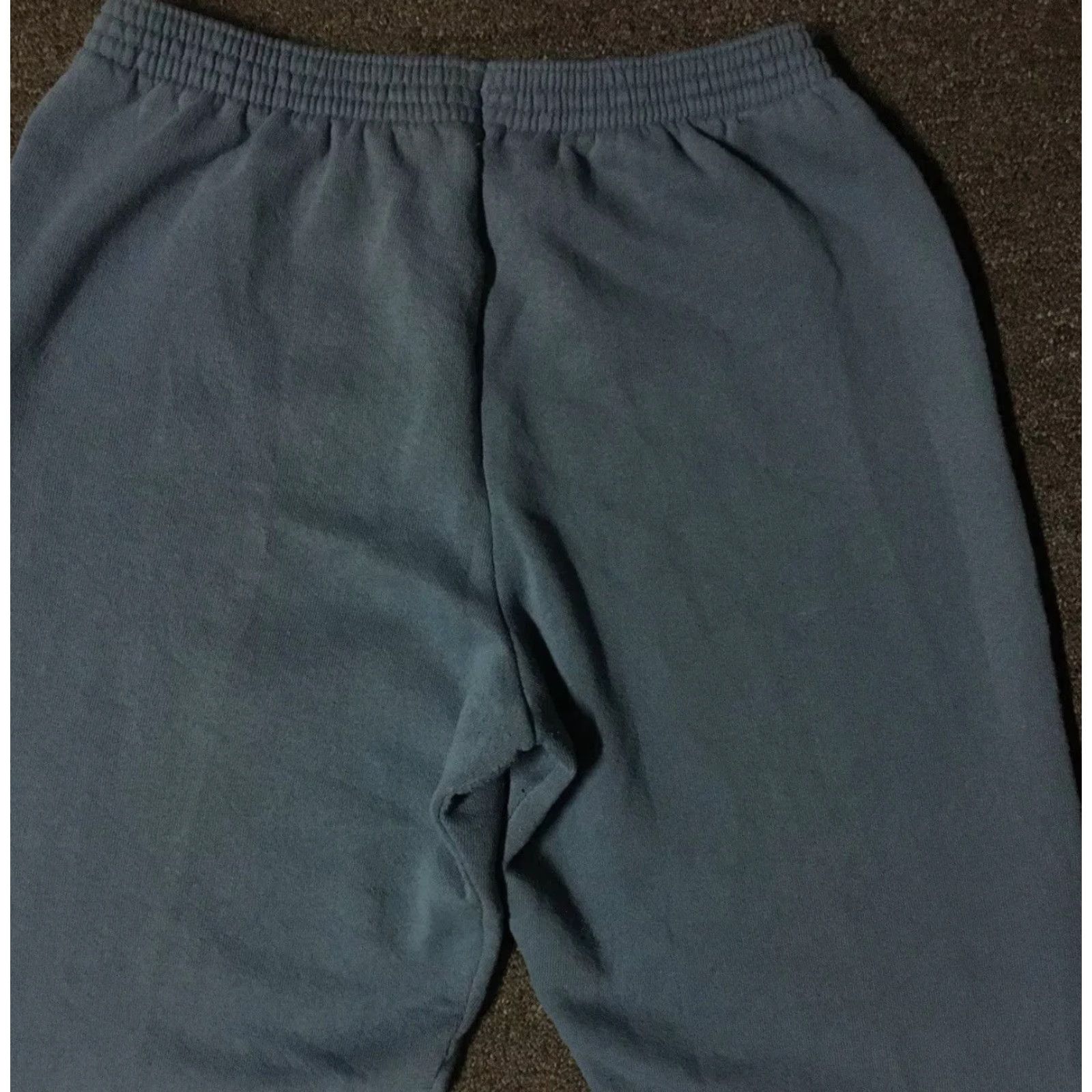 Tultex VINTAGE Tultex Sweatpants M USA 80s 90s Grunge Distressed Faded Blue Basketball Activewear Pants Mens Size US 31 - 6 Thumbnail